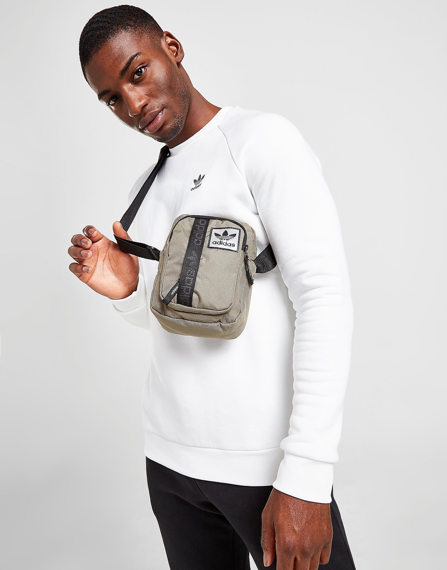 

adidas Originals ID96 Pouch Bag - Only at JD - Green - Womens, Green