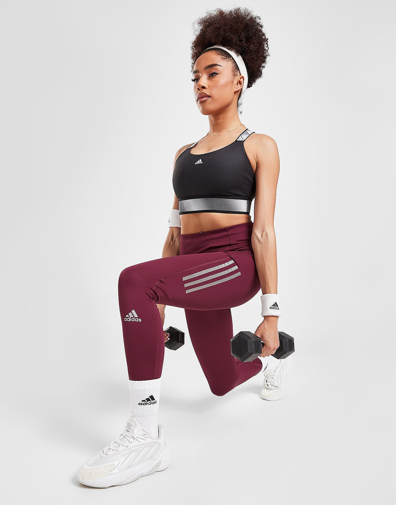 

adidas Running Tights - Victory Crimson - Womens, Victory Crimson