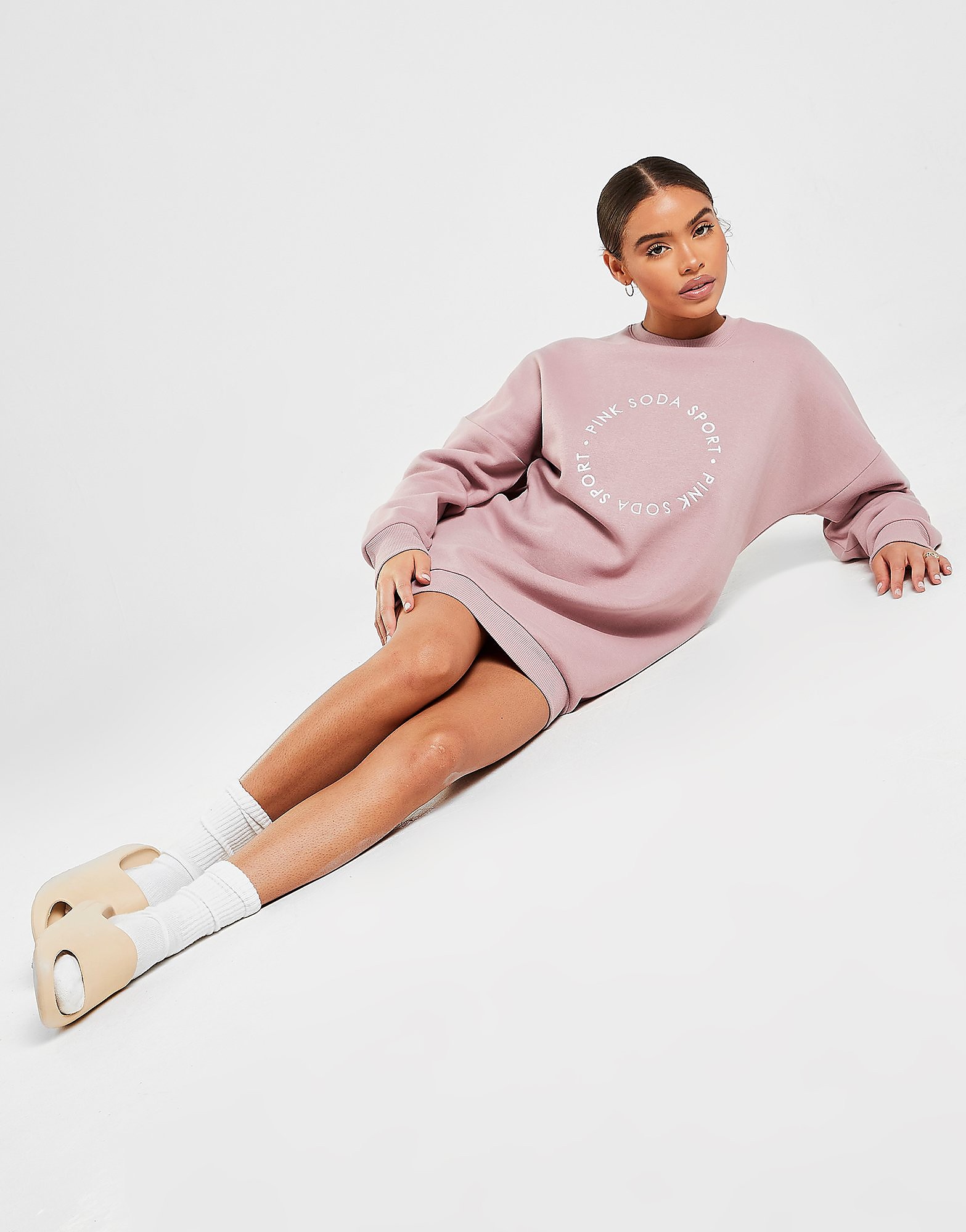 

Pink Soda Sport Circle Crew Neck Dress - Only at JD - Pink - Womens, Pink