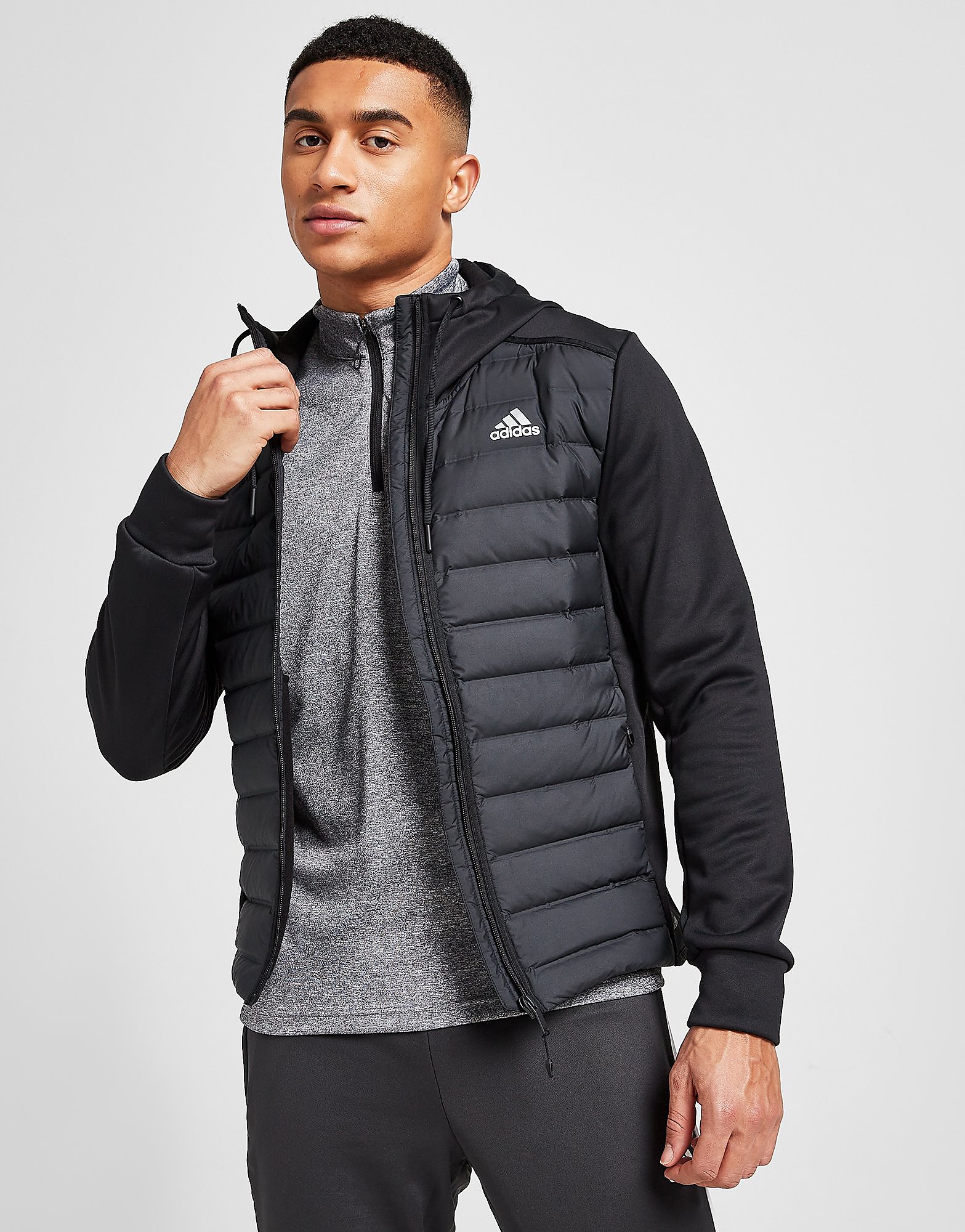 

adidas Tech Hybrid Jacket - Only at JD - Black - Mens, Black
