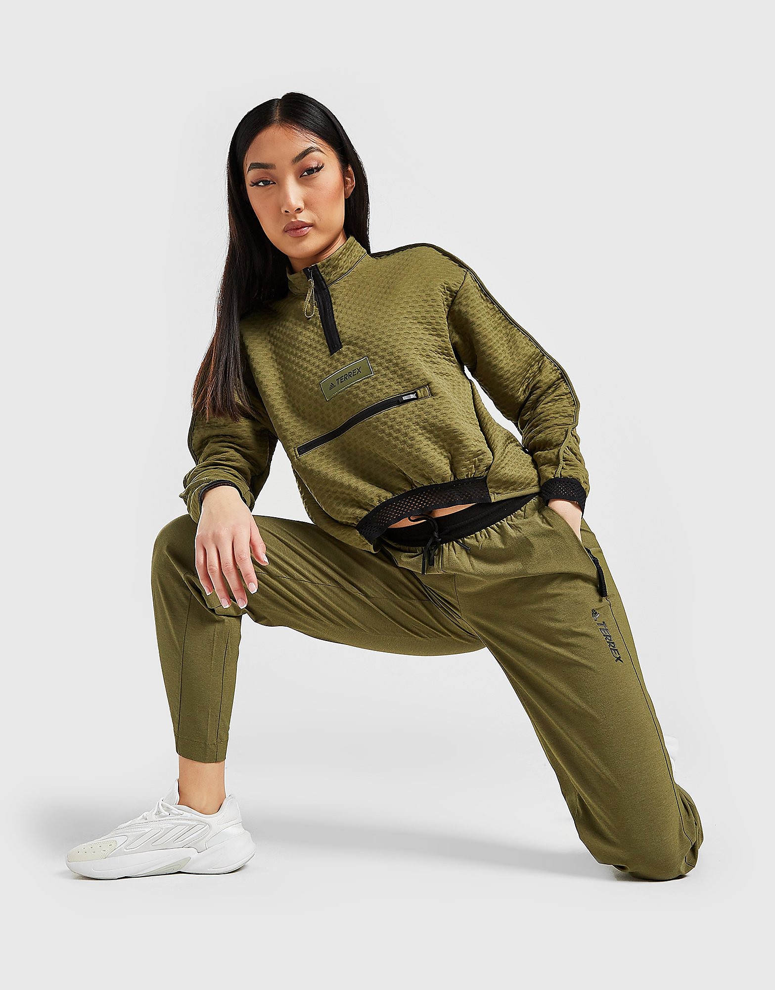 

adidas Terrex Liteflex Woven Pants - Focus Olive - Womens, Focus Olive