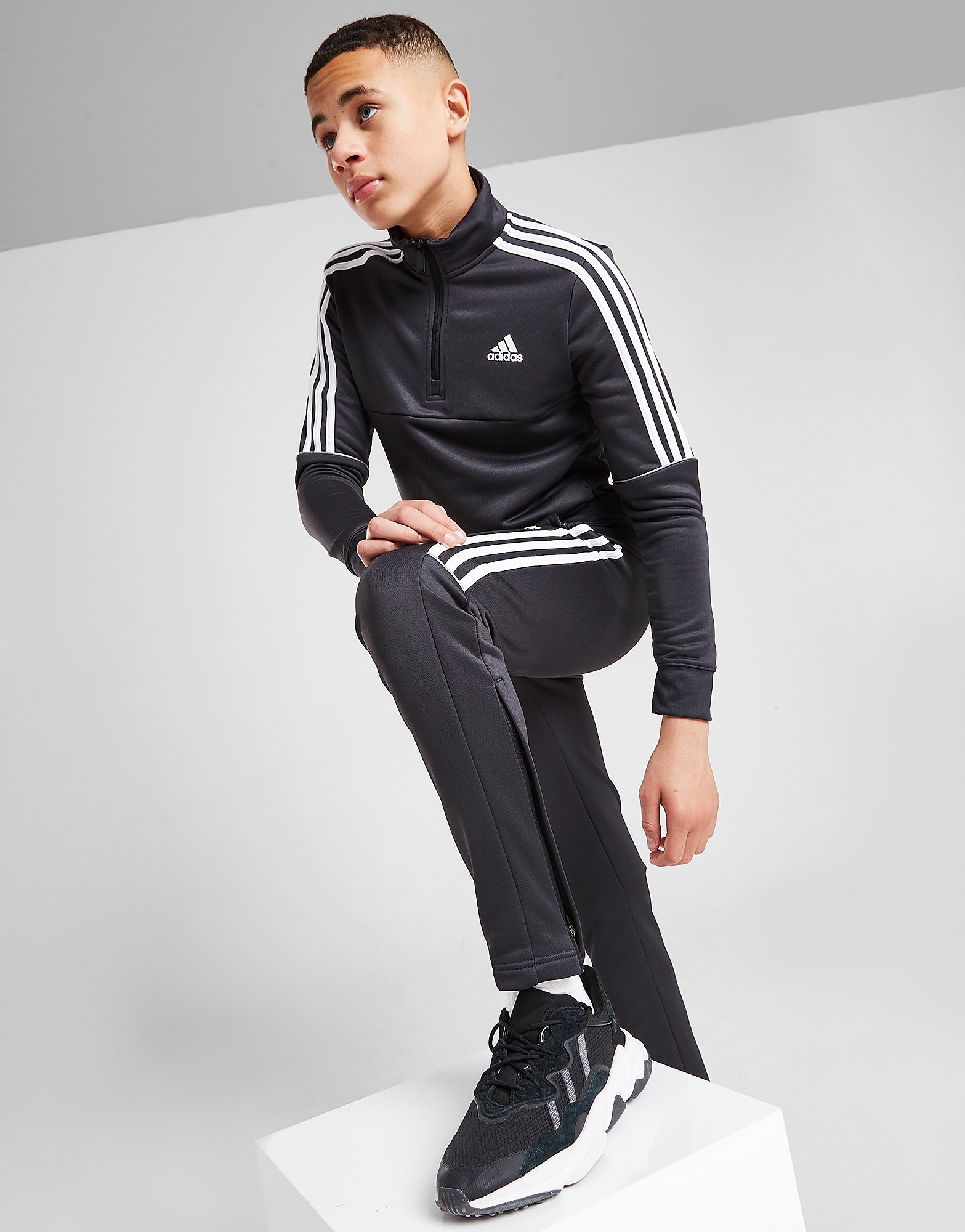 

adidas Match 1/2 Zip Track Top Junior - Only at JD - Grey - Kids, Grey