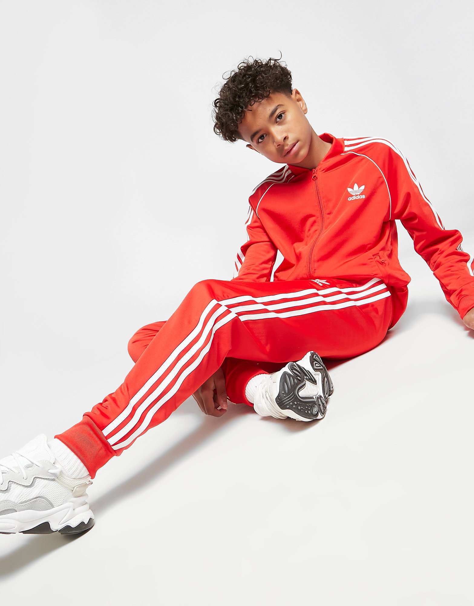 

adidas Originals SS Track Pants Junior - Red / White - Kids, Red / White