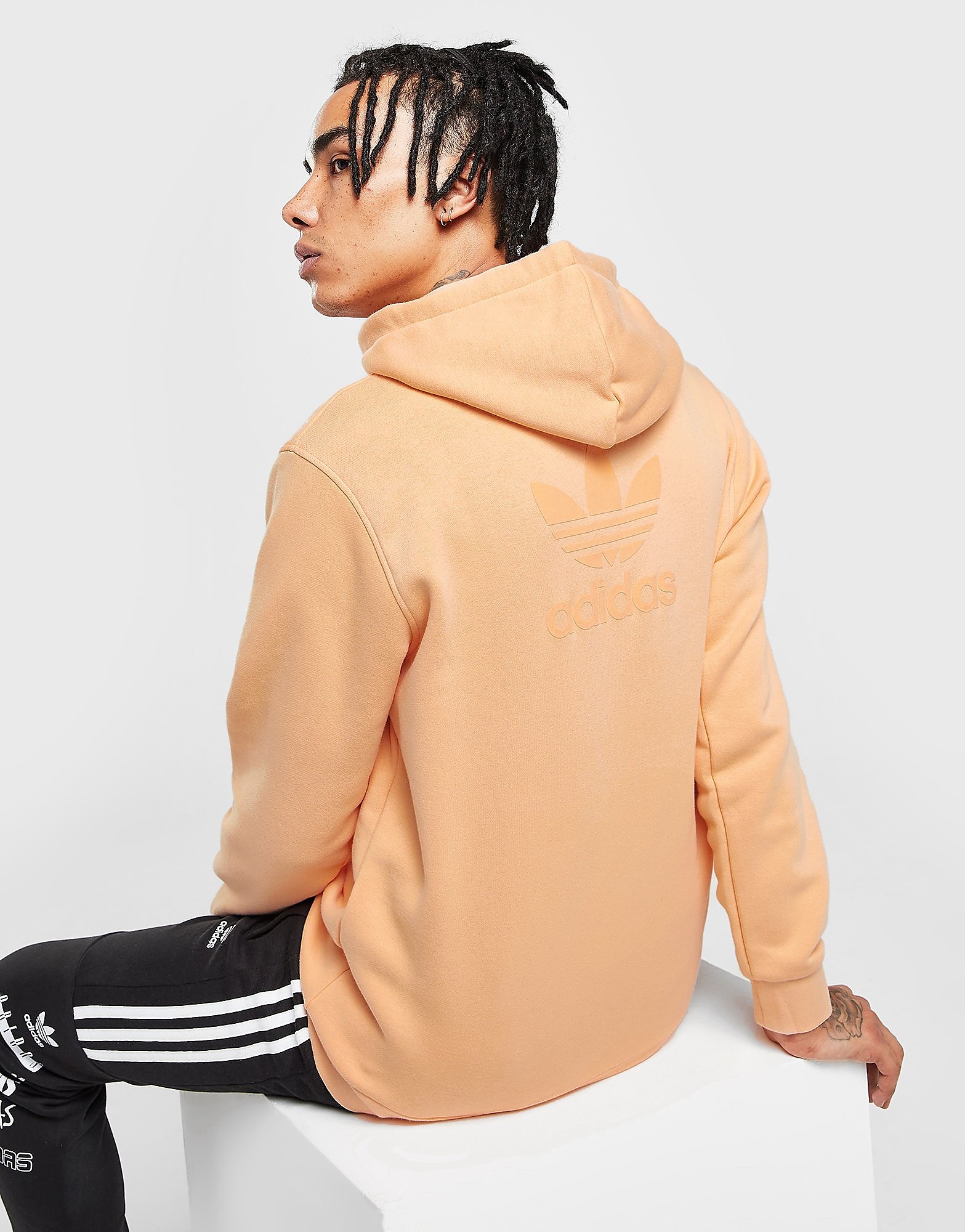 

adidas Originals Premium Trefoil Hoodie - Glow Orange - Mens, Glow Orange