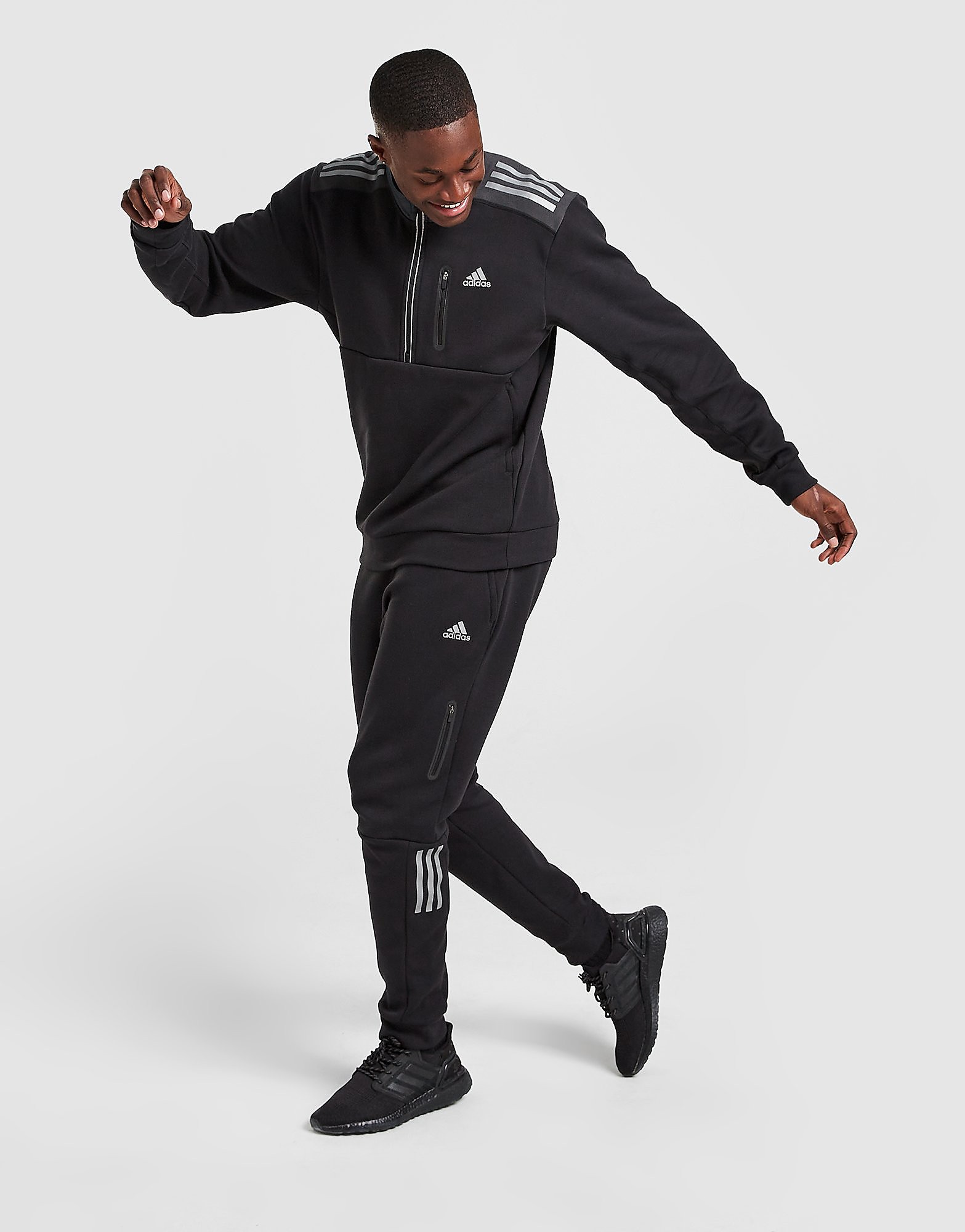 

adidas Tech Reflective Track Pants - Only at JD - Black - Mens, Black