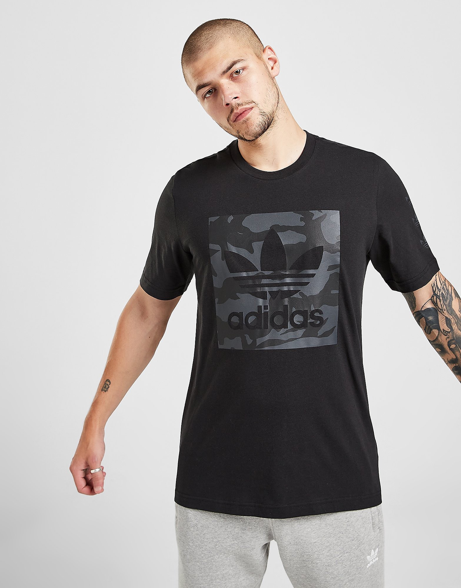 

adidas Originals Camo T-Shirt - Only at JD - Black - Mens, Black