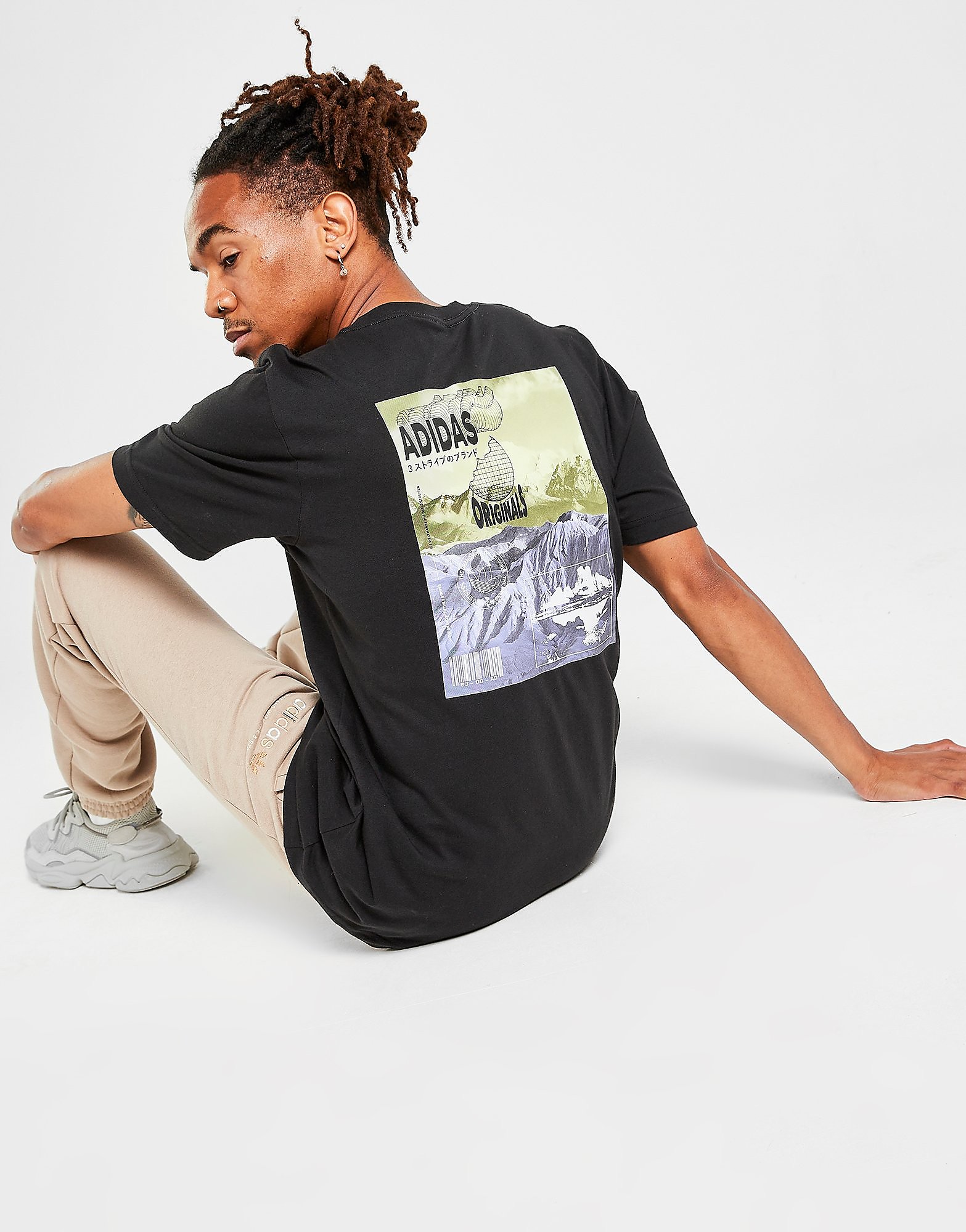 

adidas Originals Back Graphic T-Shirt - Only at JD - Black - Mens, Black