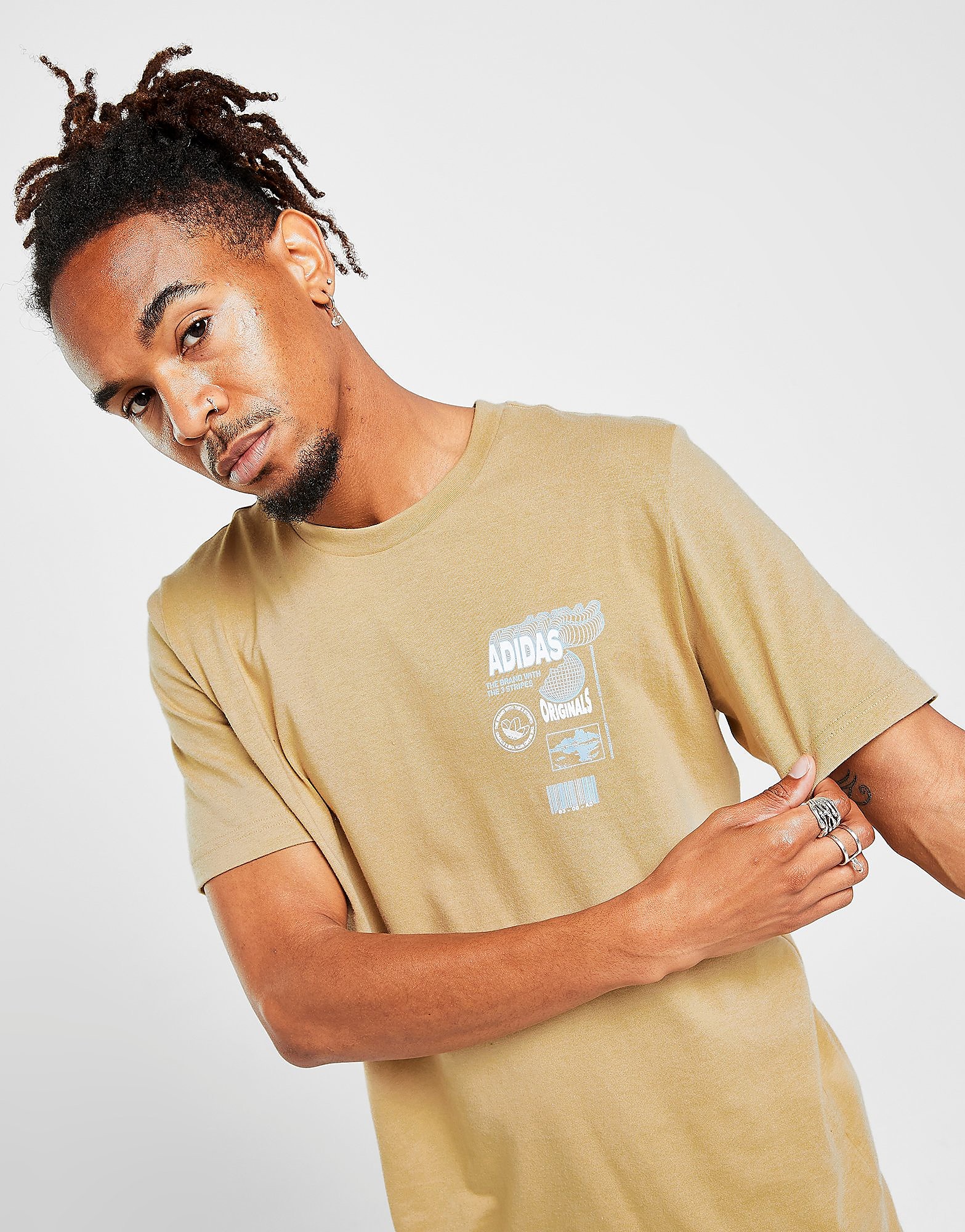 

adidas Originals Back Graphic T-Shirt - Only at JD - Brown - Mens, Brown