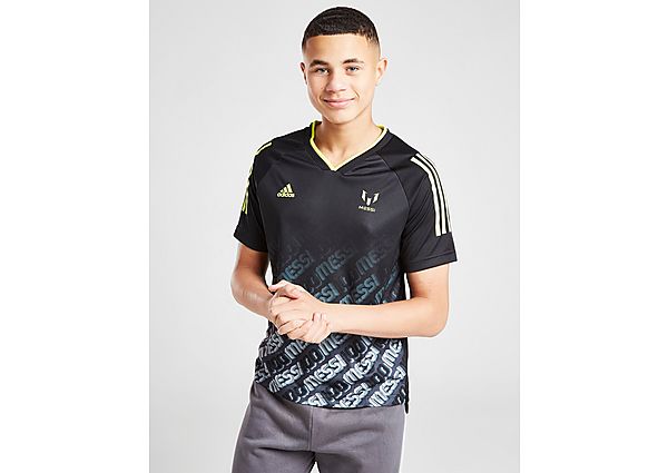 Adidas Messi Poly T-Shirt Junior - Black, Black