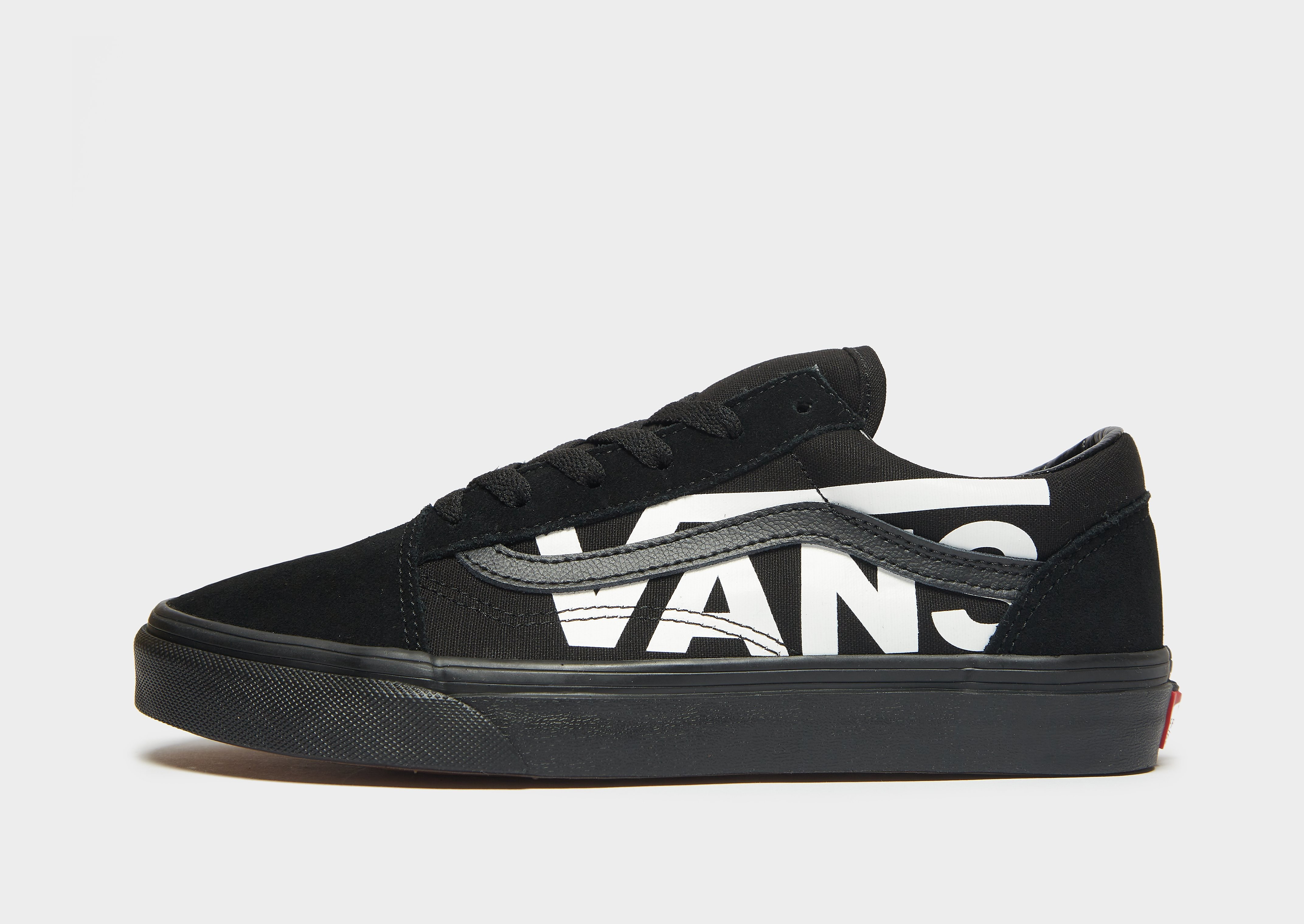 

Vans Old Skool Logo Junior - Only at JD - Black - Kids, Black
