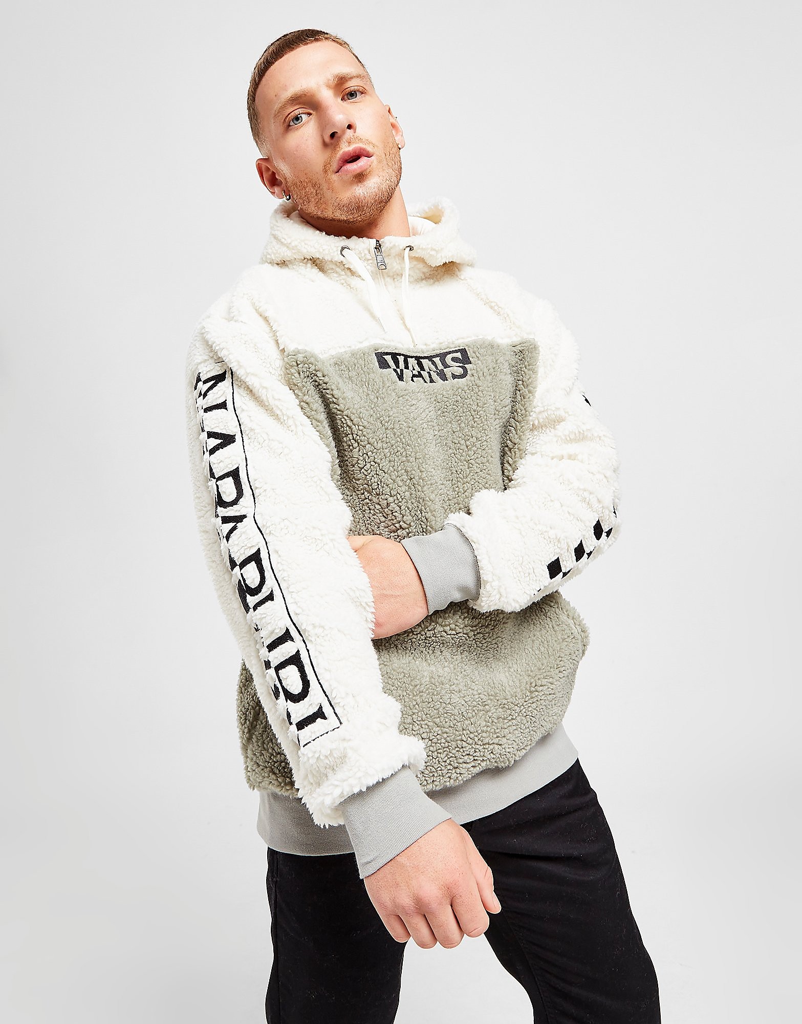 

Vans Vans X Napapijri Pullover Antiq Hoodie - Grey - Mens, Grey