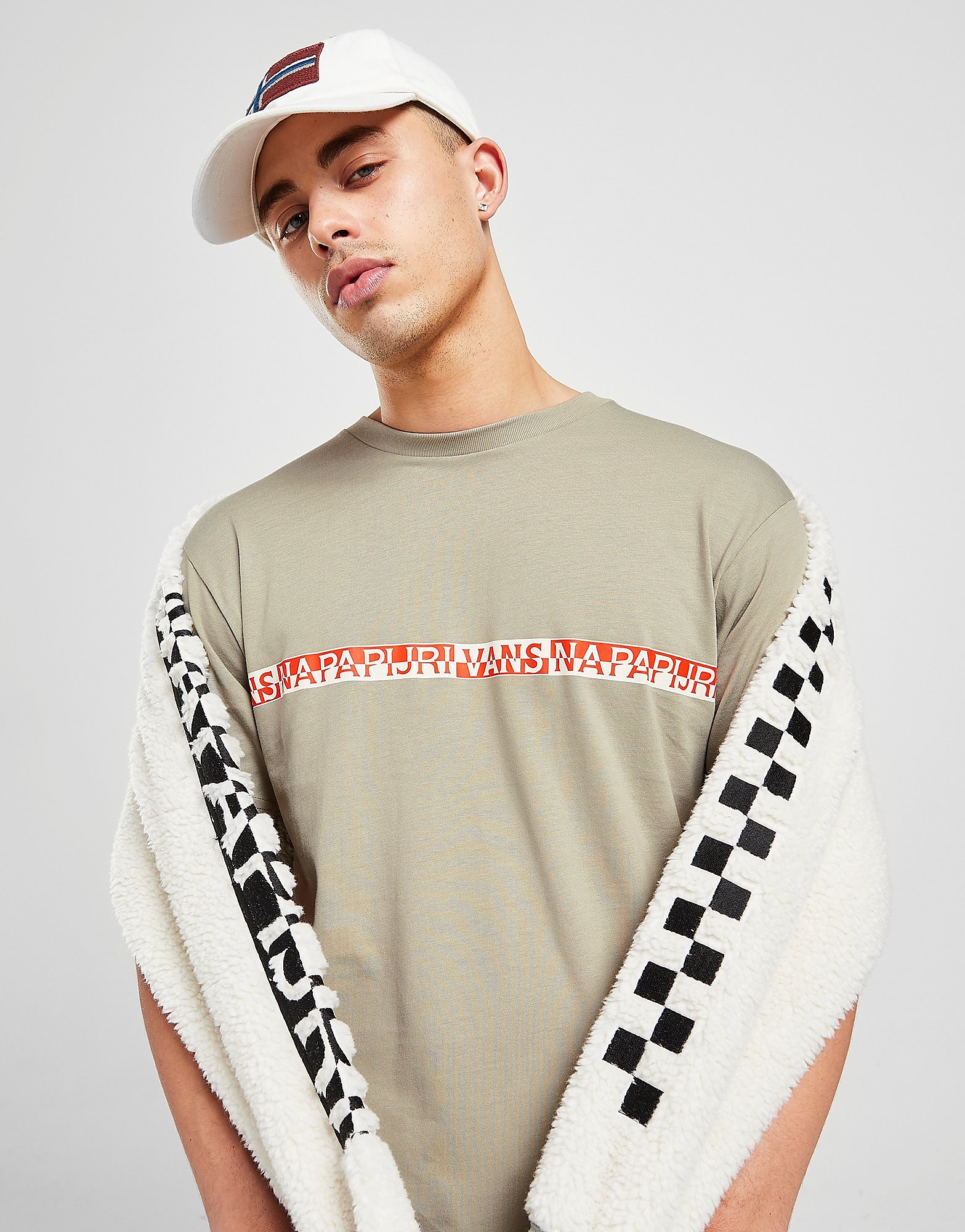 

Vans x Napapijri T-Shirt - Green - Mens, Green