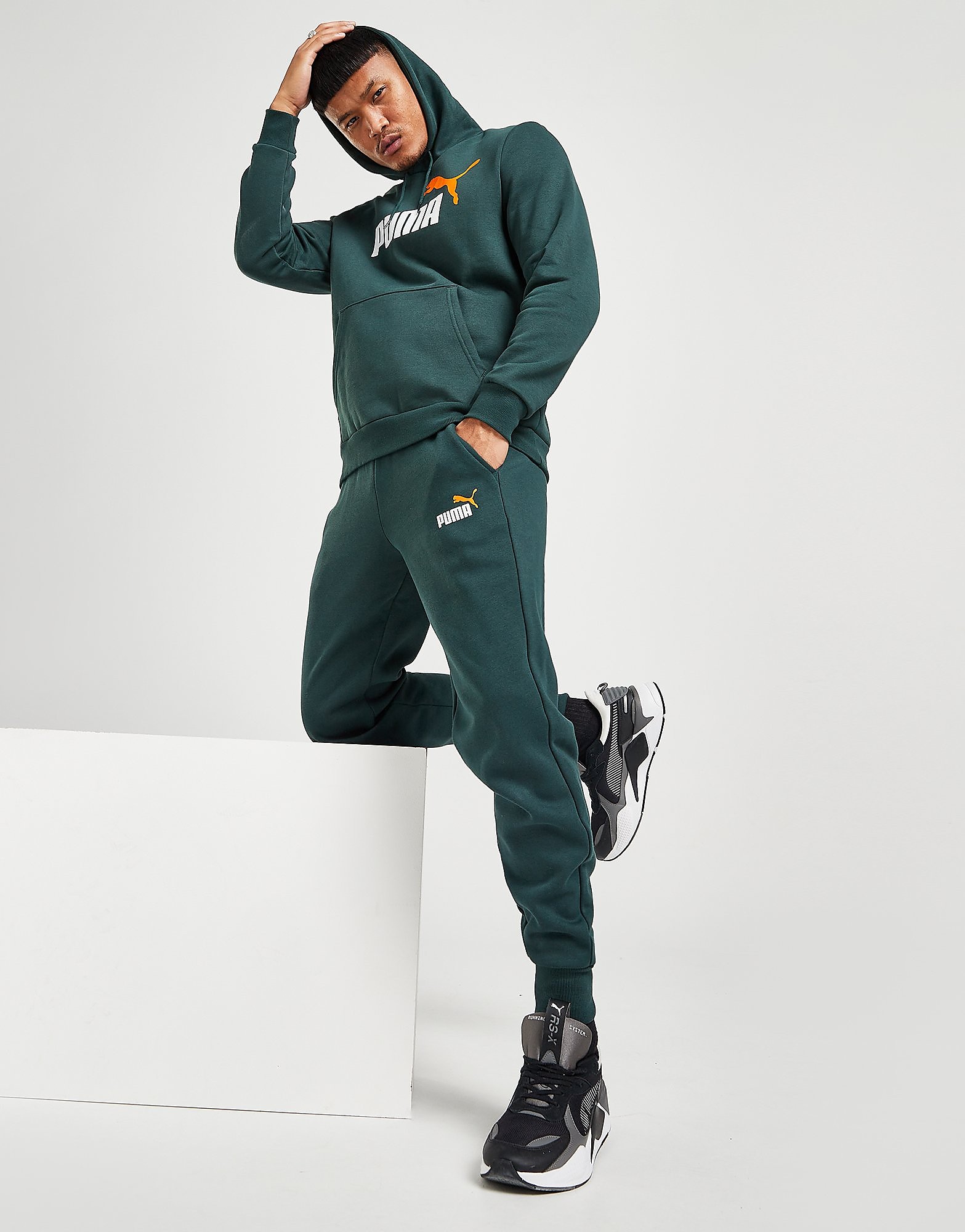 

Puma Core Fleece Joggers - Green - Mens, Green