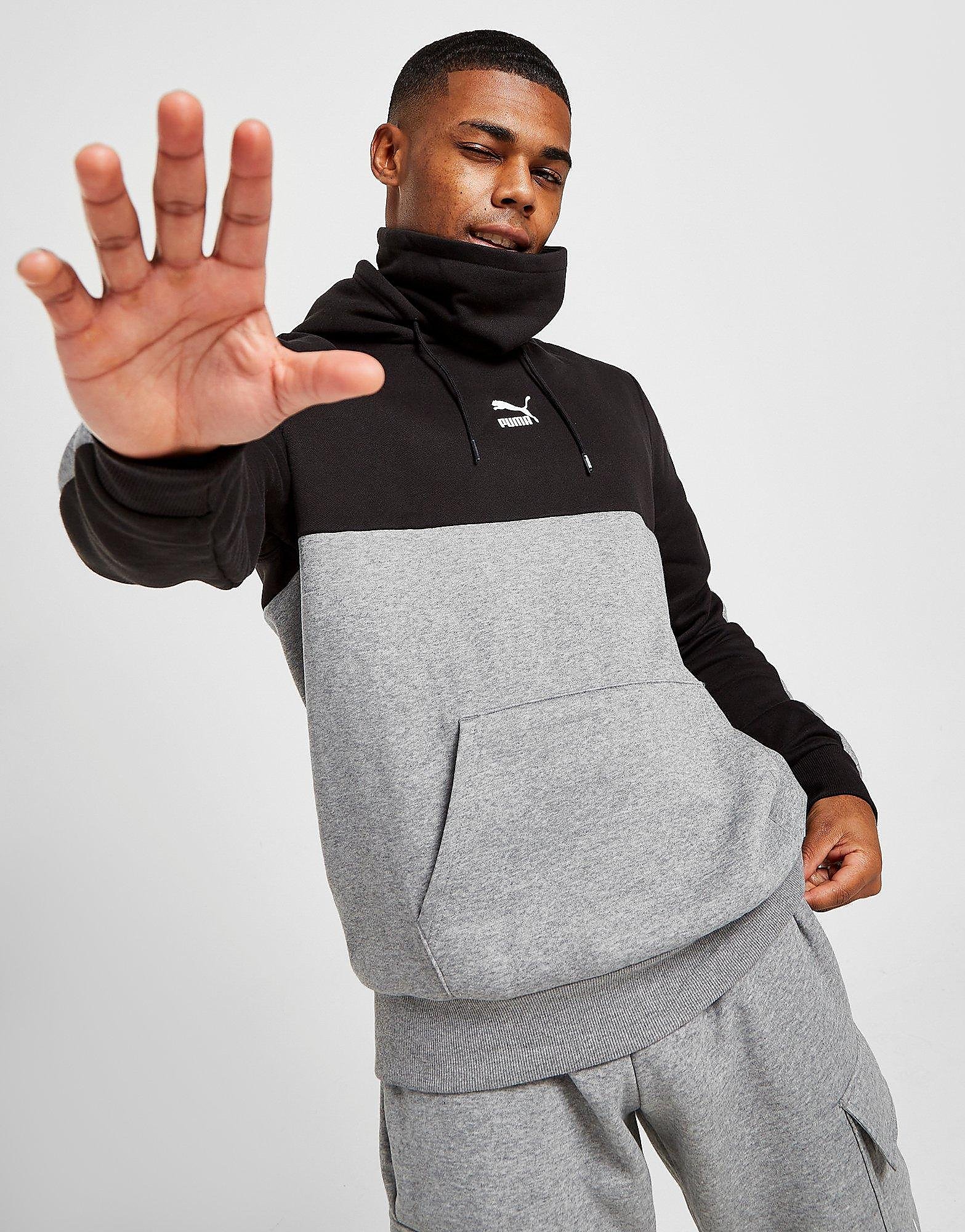 

Puma Classics PLUS Overhead Hoodie - Only at JD - Black - Mens, Black
