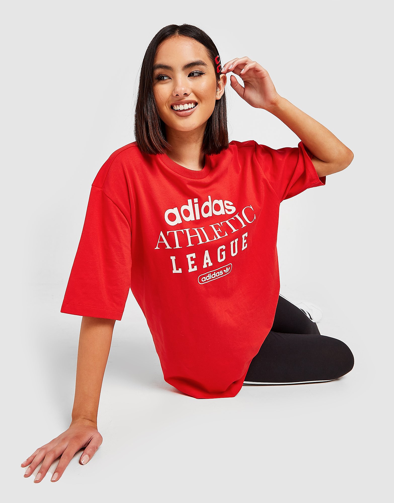 

adidas Originals Collegiate T-Shirt - Red - Womens, Red