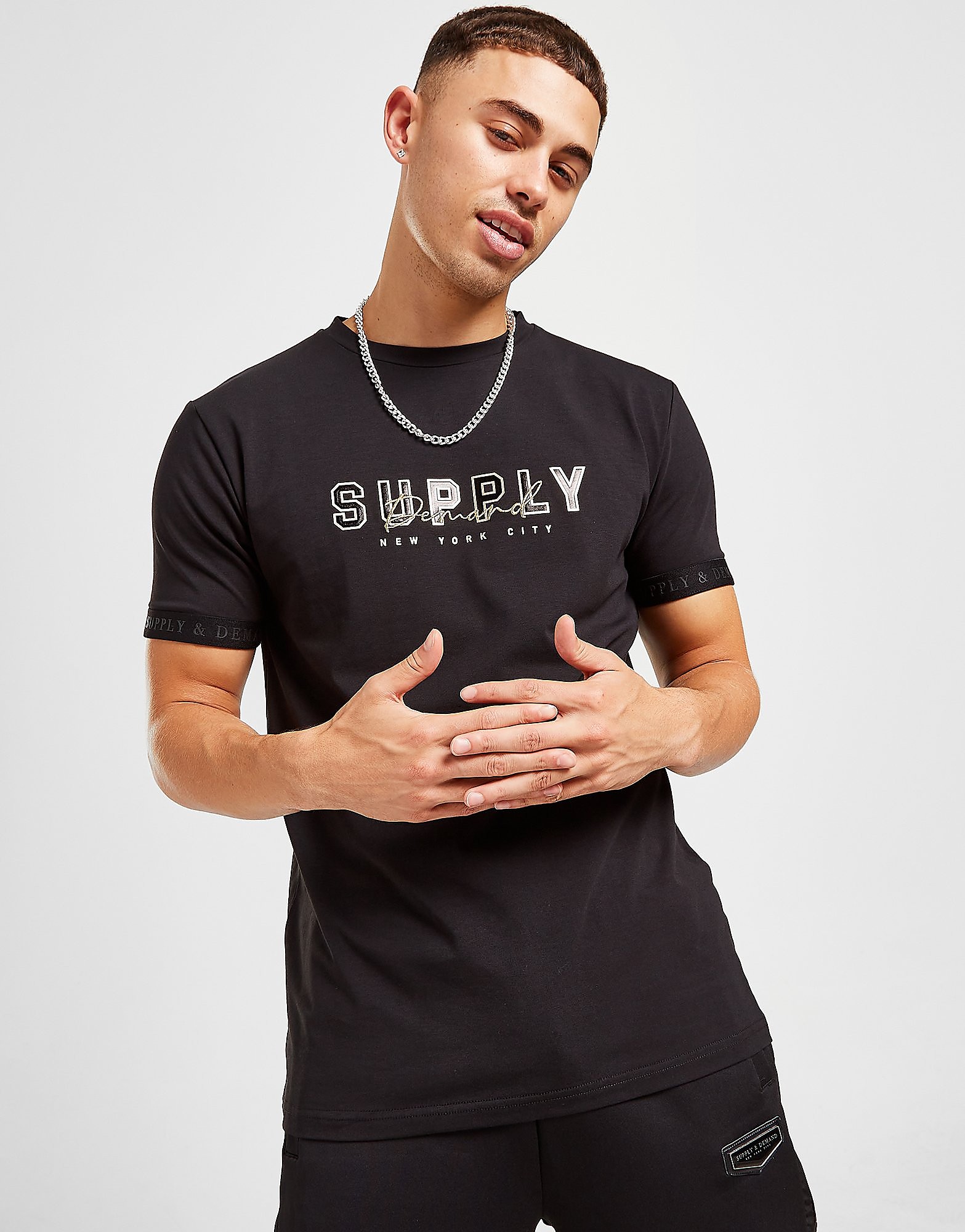 Supply & Demand Royal Thorn T-Shirt - Black - Mens, Black