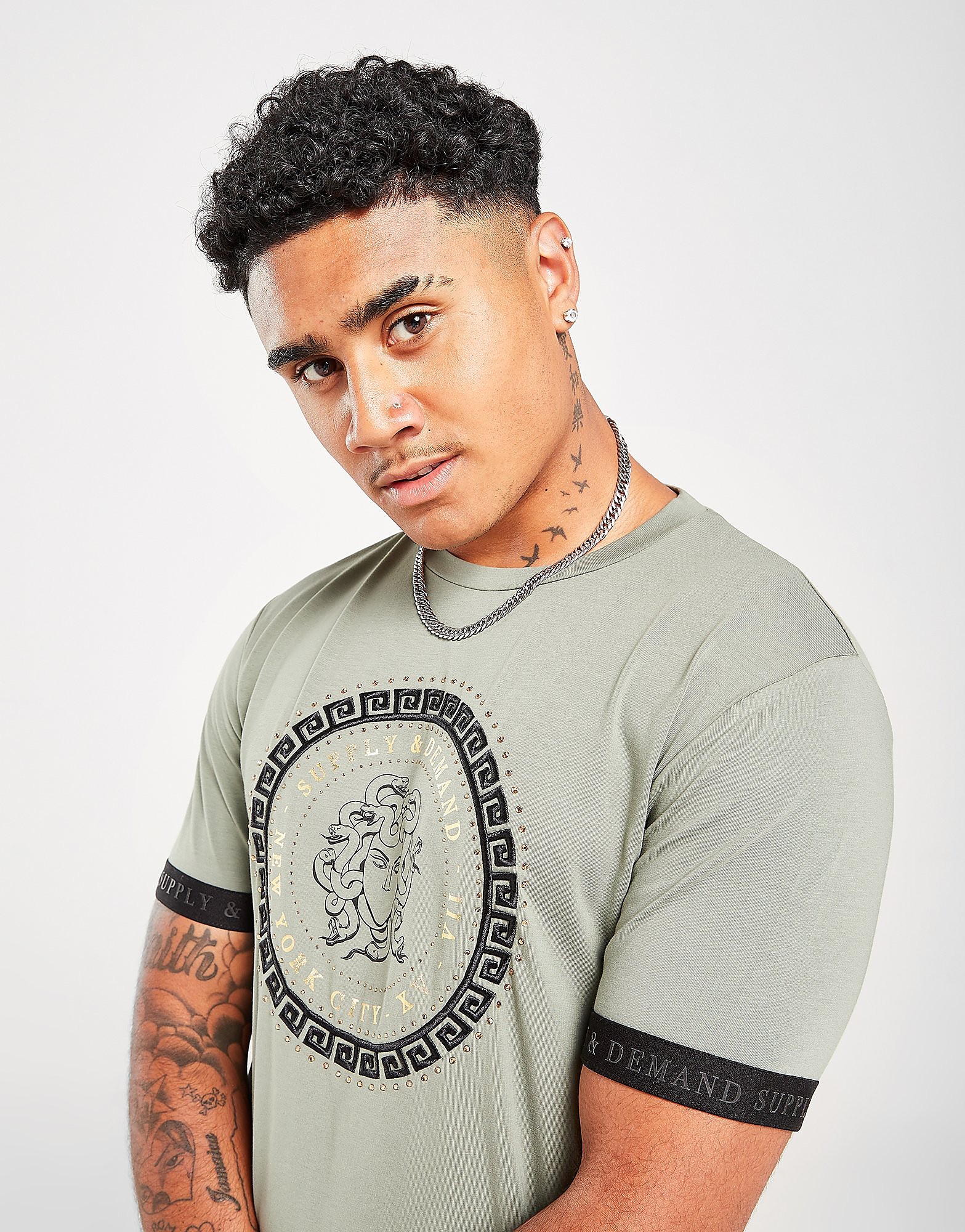 

Supply & Demand Valley T-Shirt - Green - Mens, Green