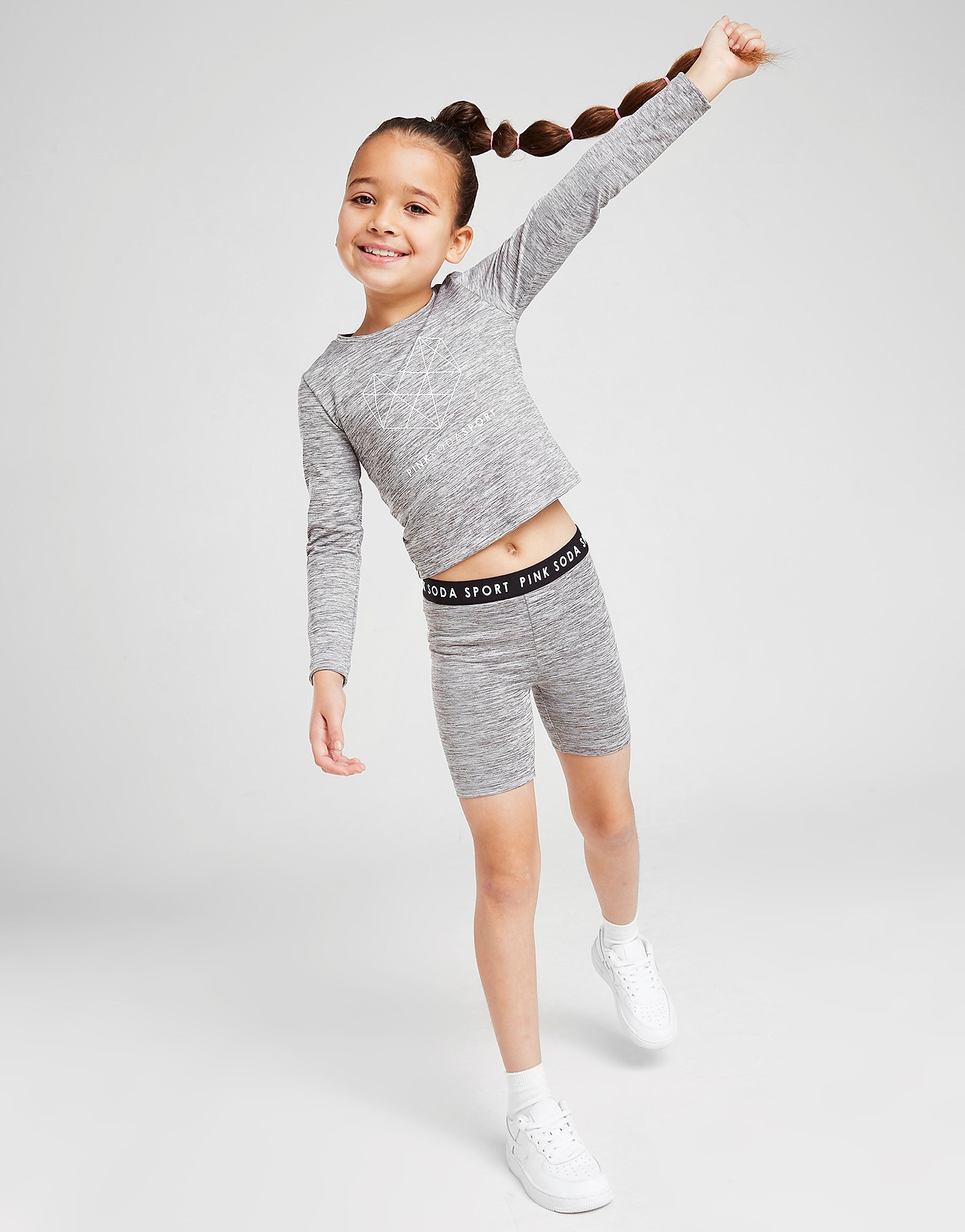 

Pink Soda Sport Girls' Cycle Shorts Children - Grey - Kids, Grey