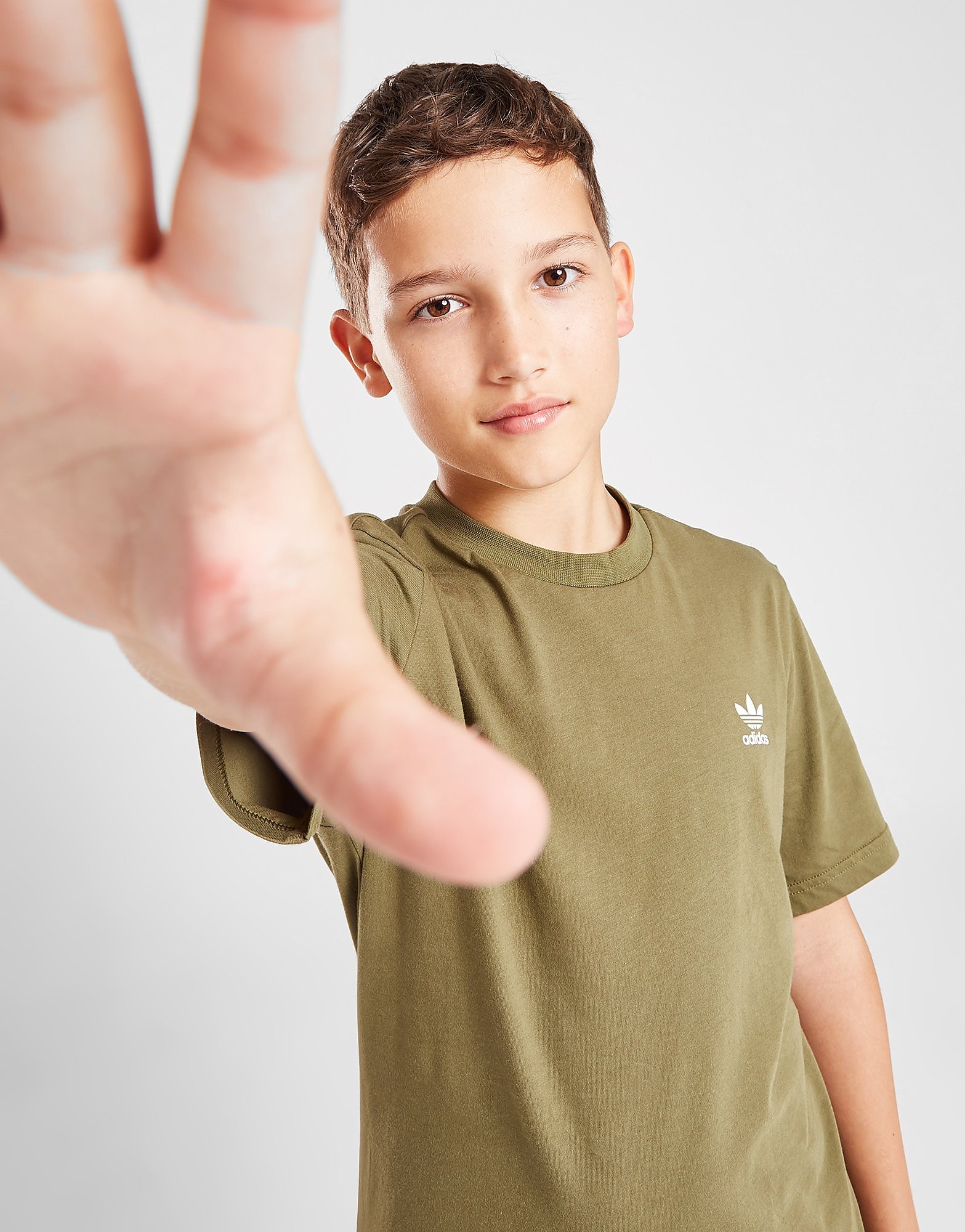 

adidas Originals Trefoil Essential T-Shirt Junior - Green - Kids, Green