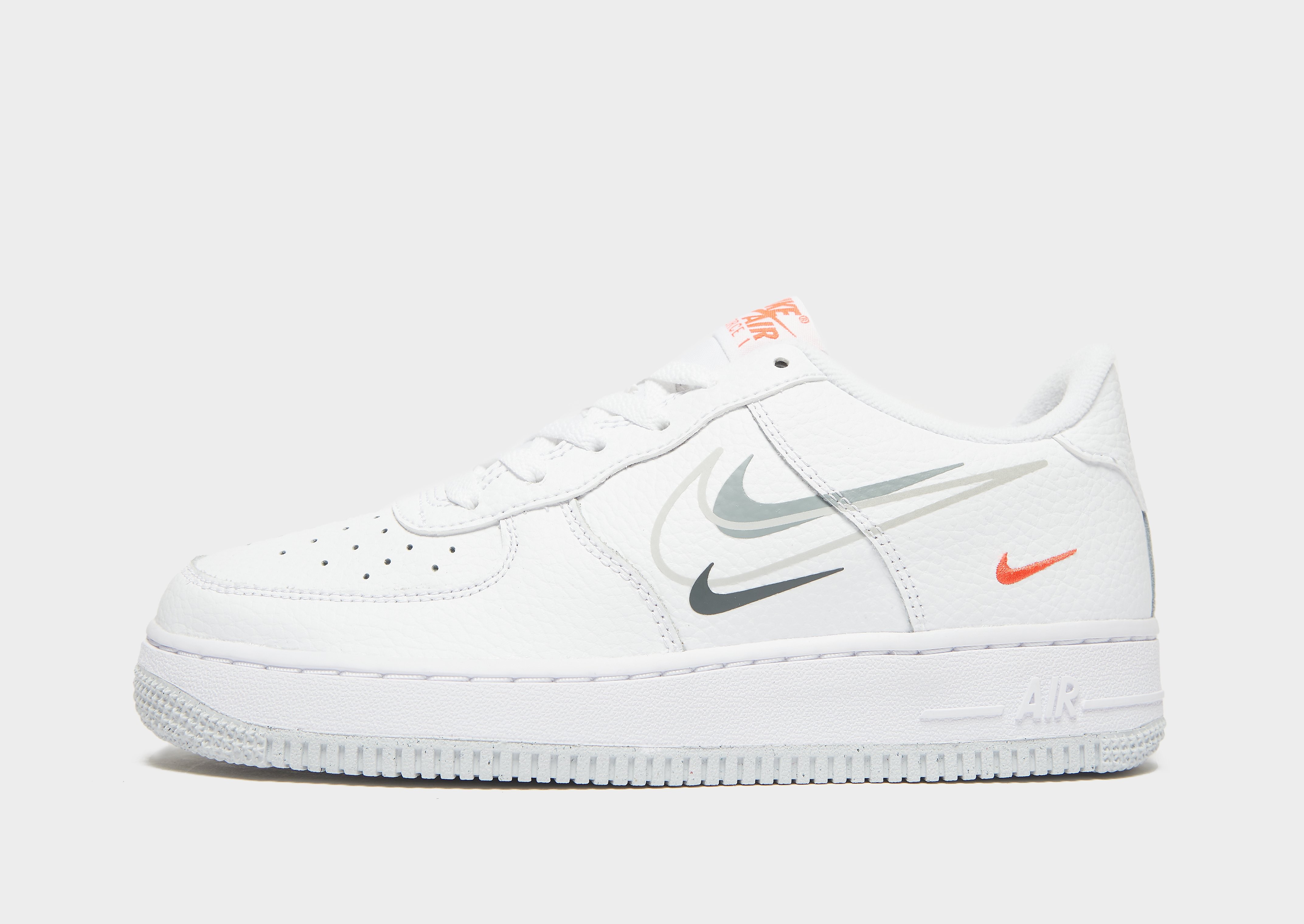 

Nike Nike Air Force 1 Older Kids' Shoes - White/Particle Grey/Photon Dust/Bright Crimson - Kids, White/Particle Grey/Photon Dust/Bright Crimson