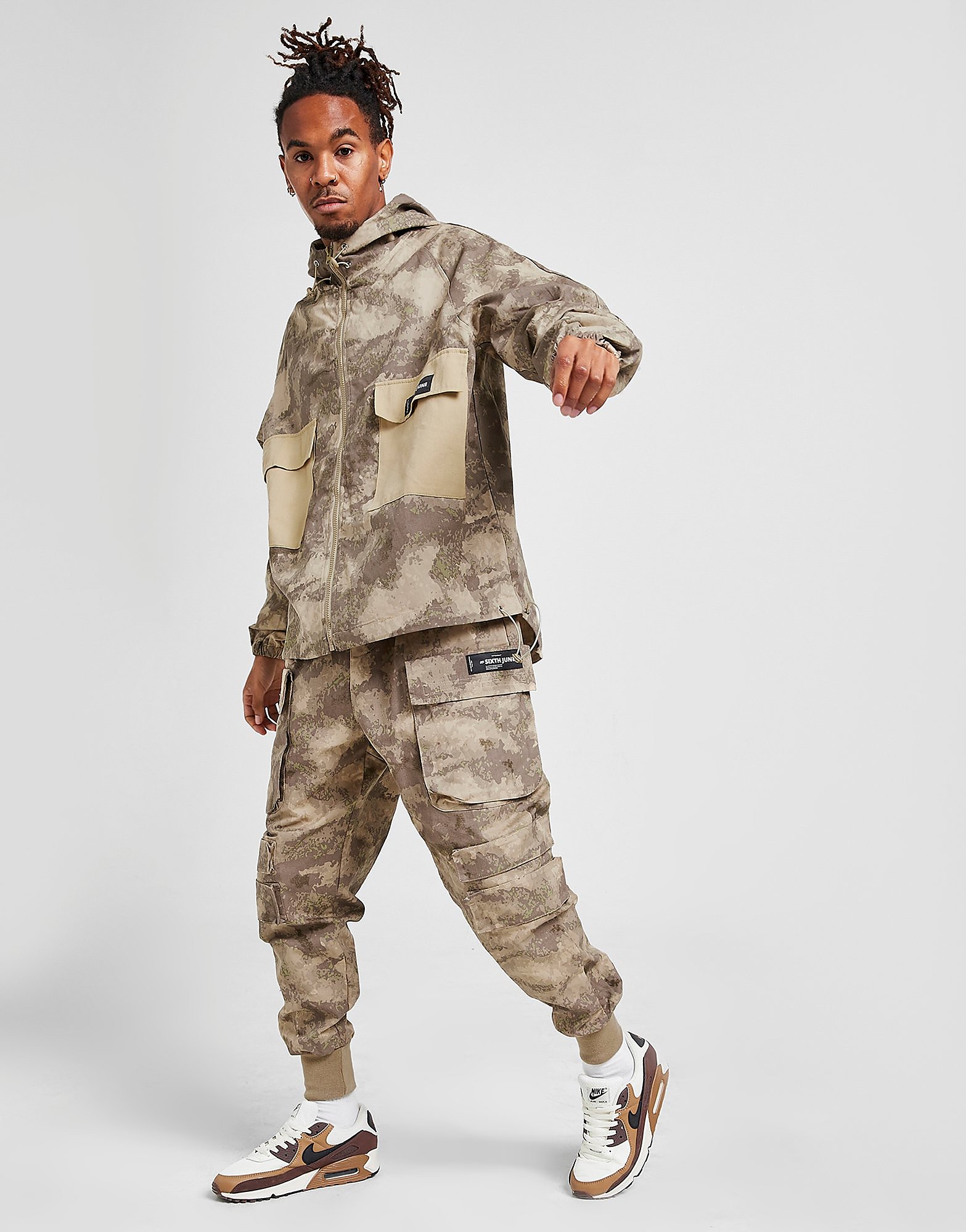 

Sixth June Camo Cargo Pants - Beige - Mens, Beige