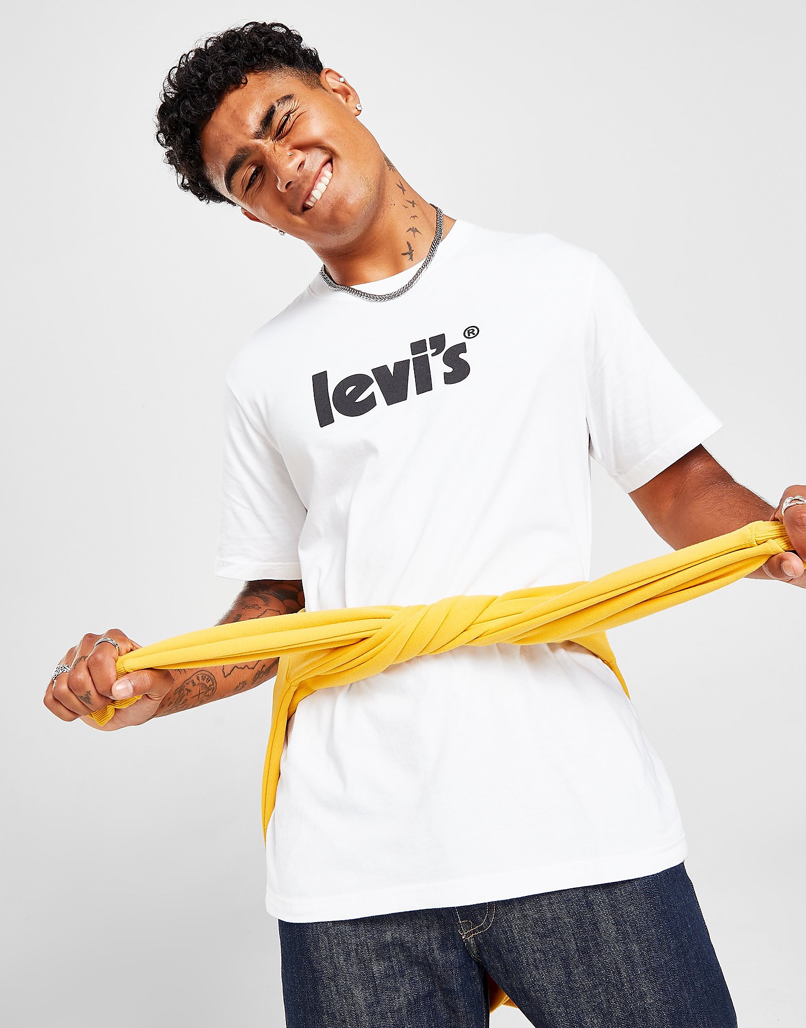 

LEVI'S Poster Logo T-Shirt - White - Mens, White