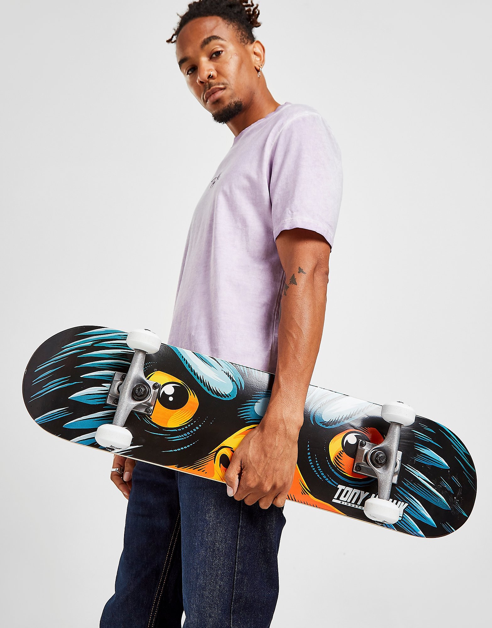 

Shiner Tony Hawk 180 Eye Of The Hawk Skateboard - Black - Mens, Black