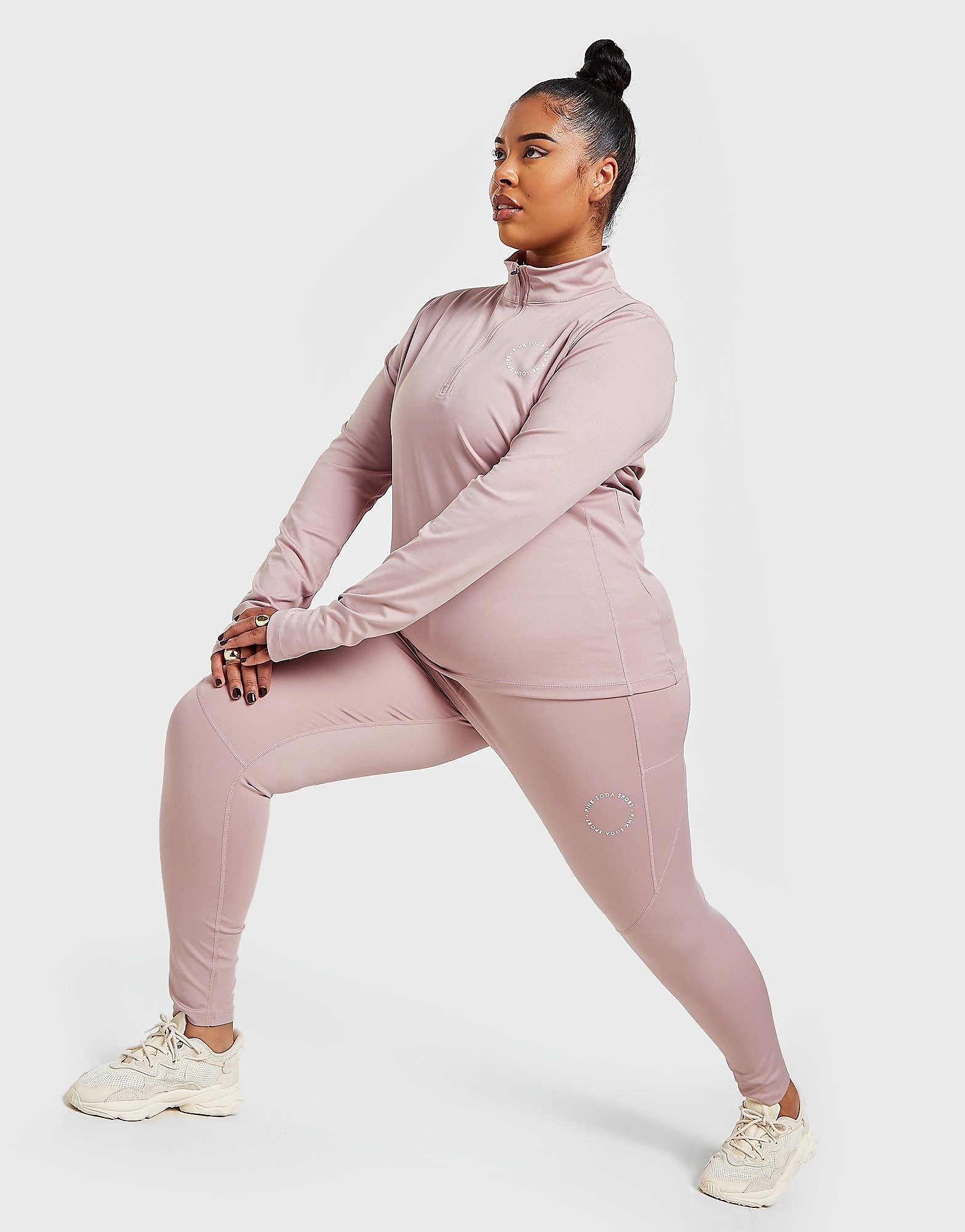 

Pink Soda Sport Olympic Plus Size Hourglass Tights - Only at JD - Pink - Womens, Pink