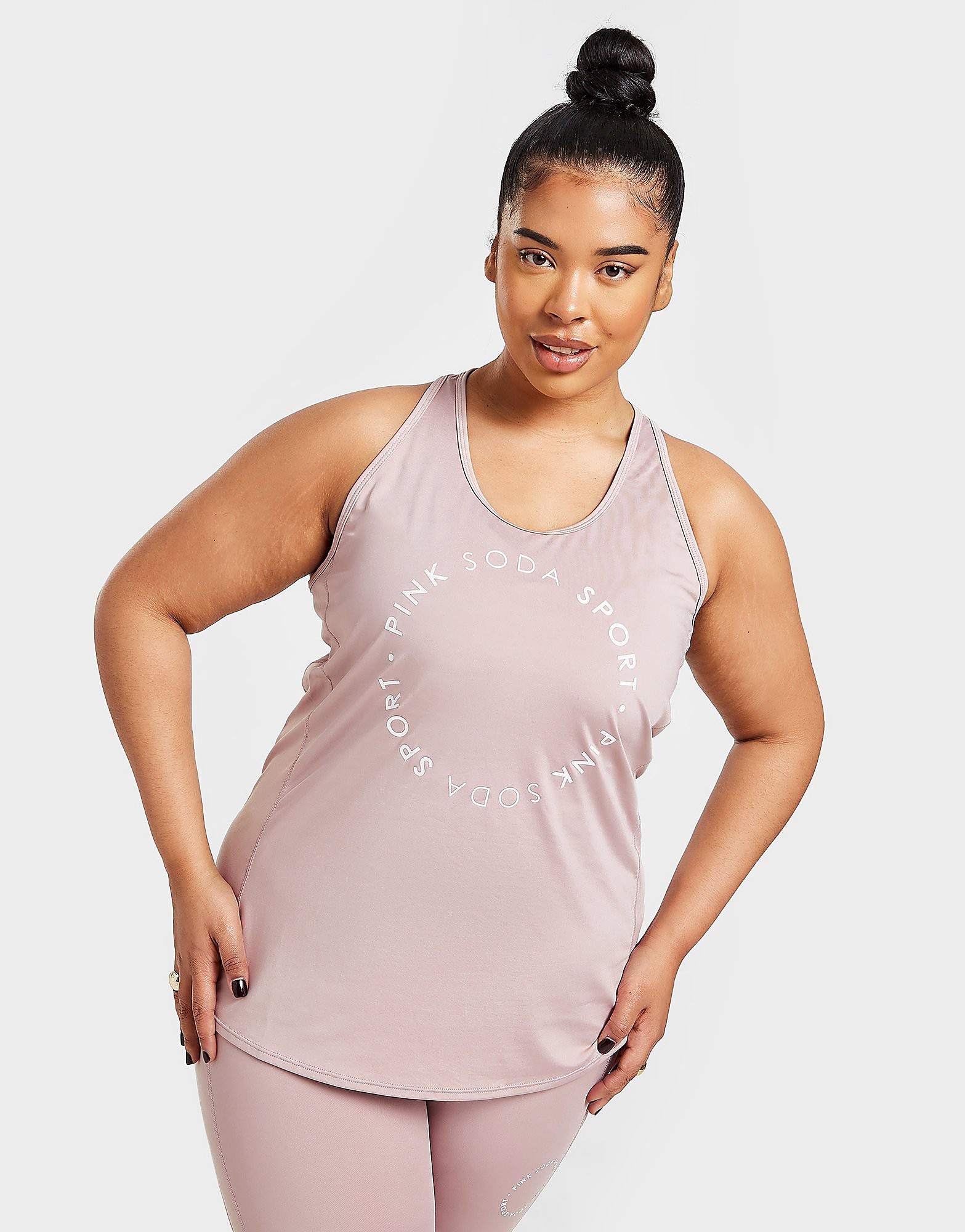 

Pink Soda Sport Plus Size Olympic Raton Tank Top - Only at JD - Pink - Womens, Pink