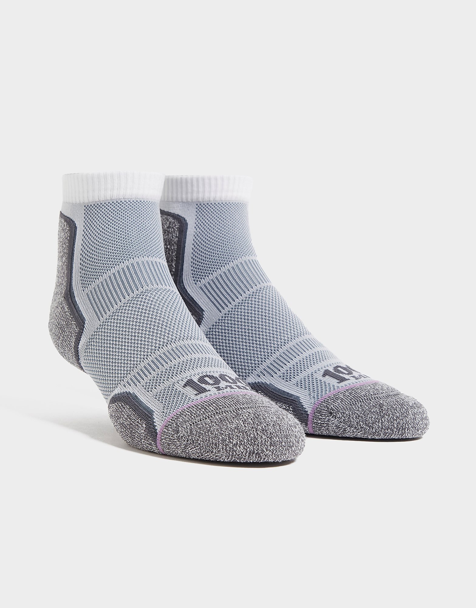 

1000 MILE 2-Pack Run Anklet Socks Women's - Grey, Grey