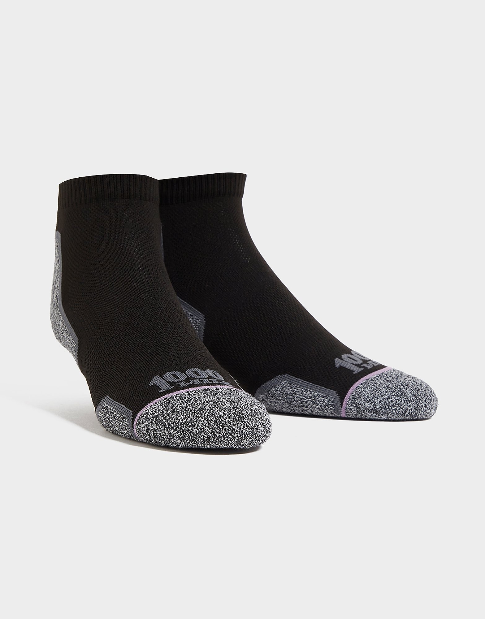

1000 MILE 2-Pack Run Anklet Socks Women's - Black, Black
