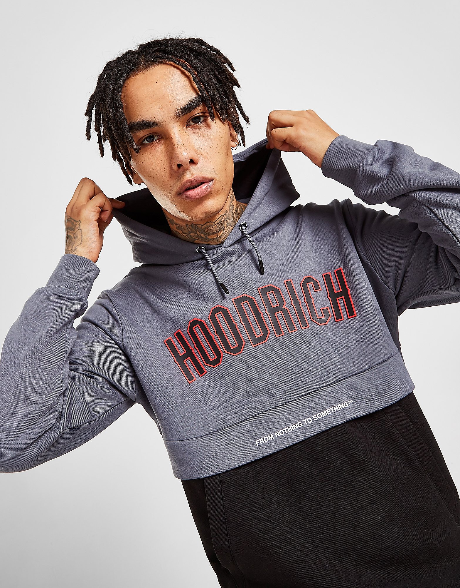 

Hoodrich Lapse Overhead Hoodie - Grey/Black - Mens, Grey/Black
