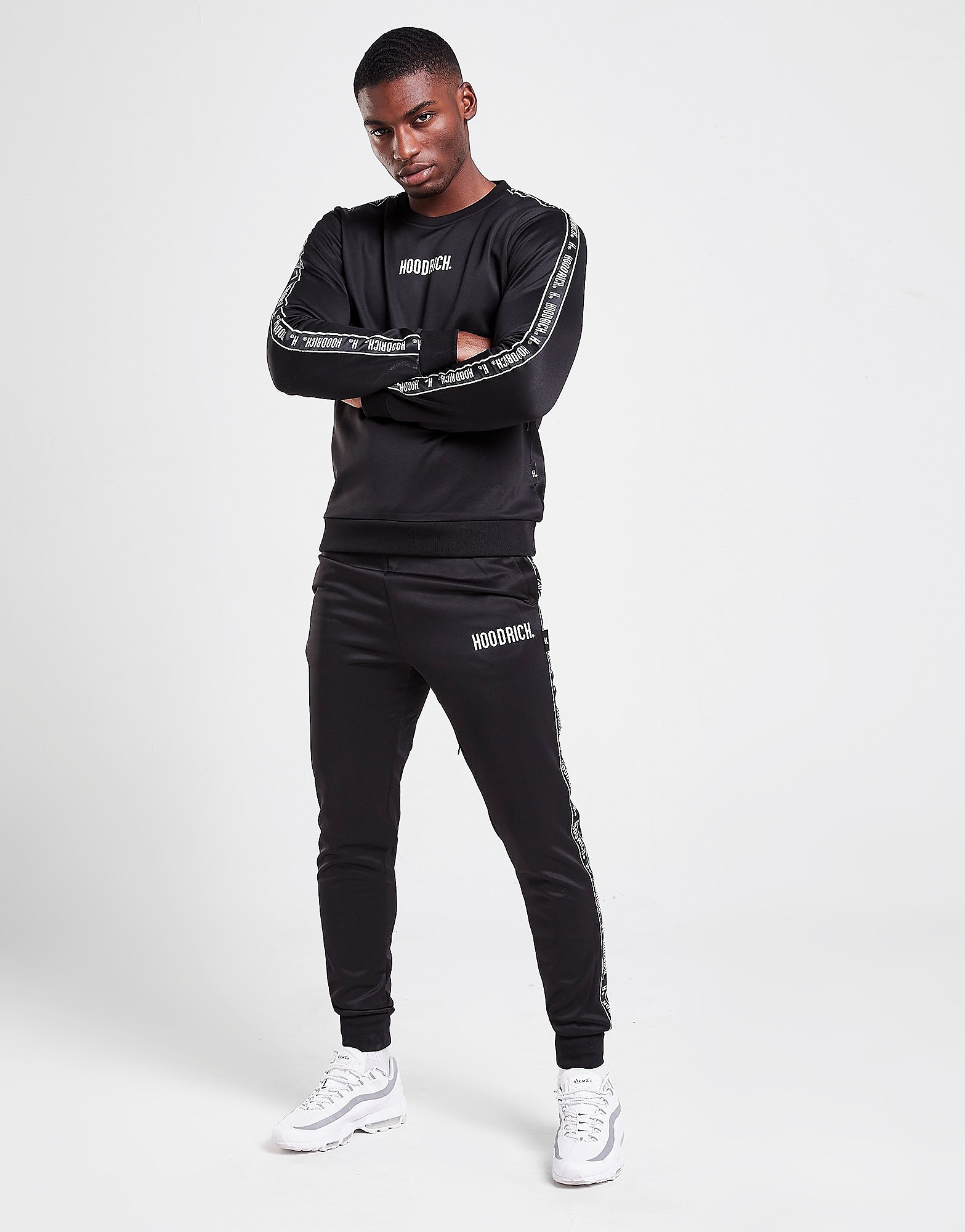 

Hoodrich Tape Crew Tracksuit - Black - Mens, Black