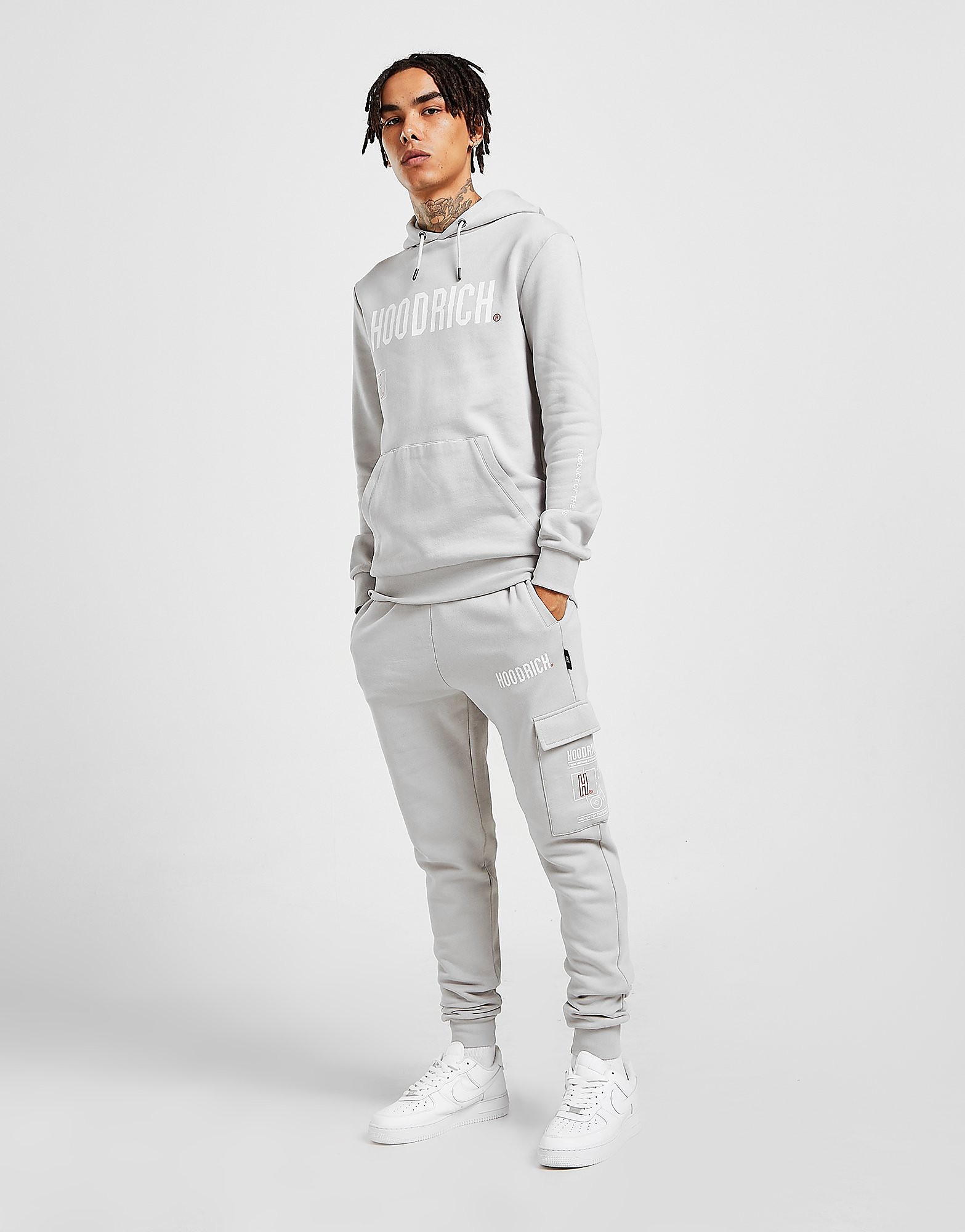Hoodrich Akira Cargo Joggers - Grey - Mens, Grey