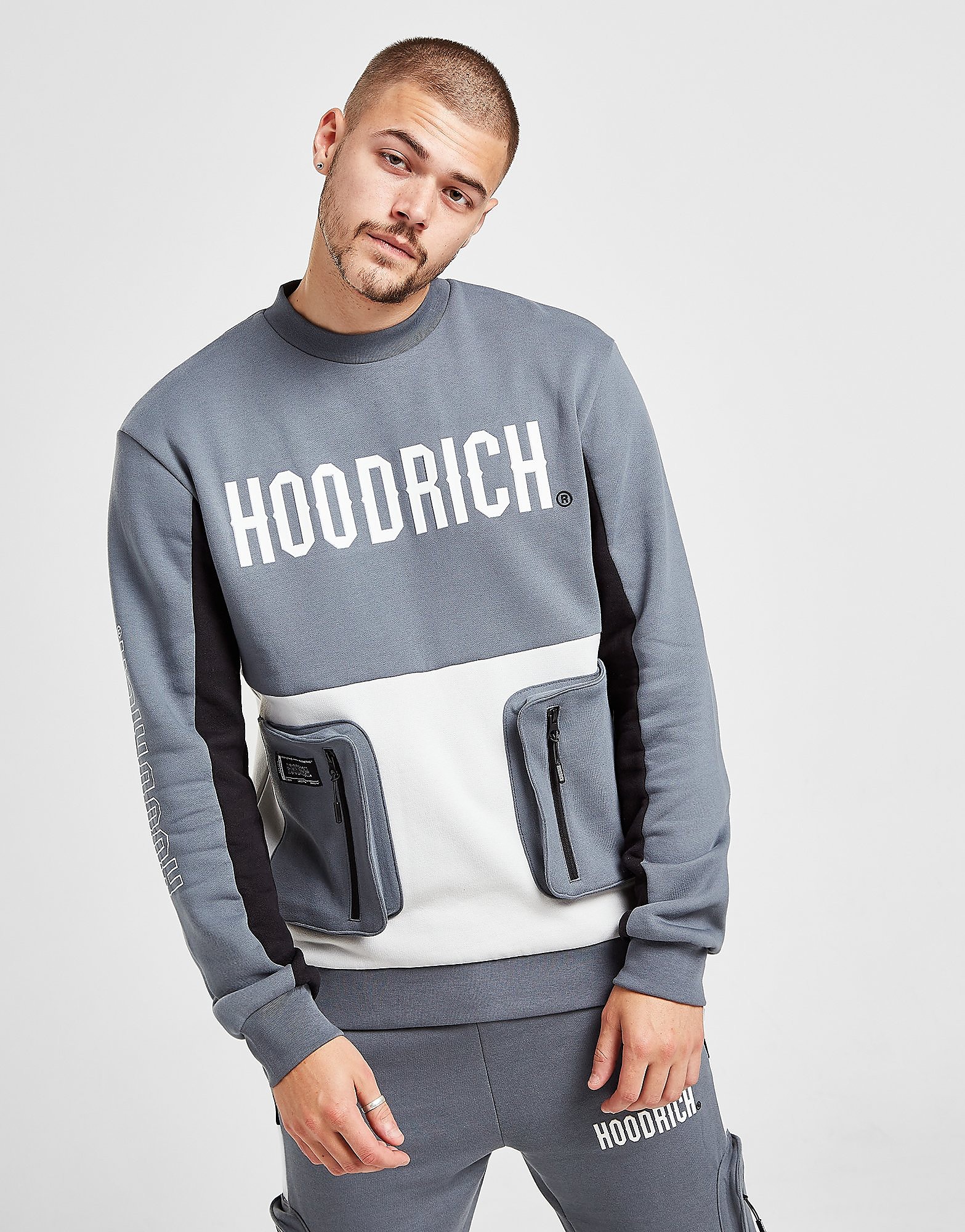 

Hoodrich Stamp Crew Sweatshirt - Grey - Mens, Grey