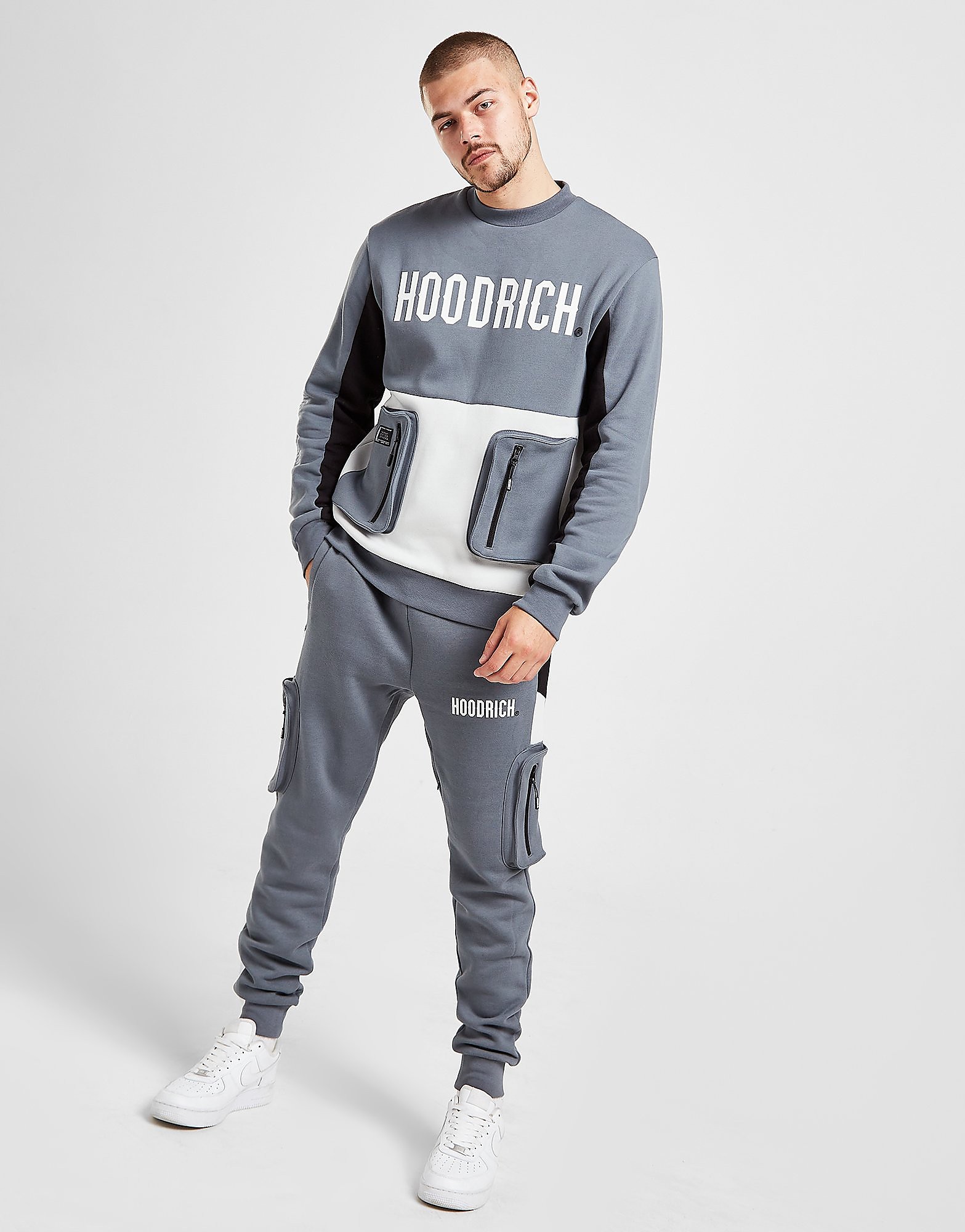 

Hoodrich Stamp Cargo Fleece Joggers - Grey - Mens, Grey
