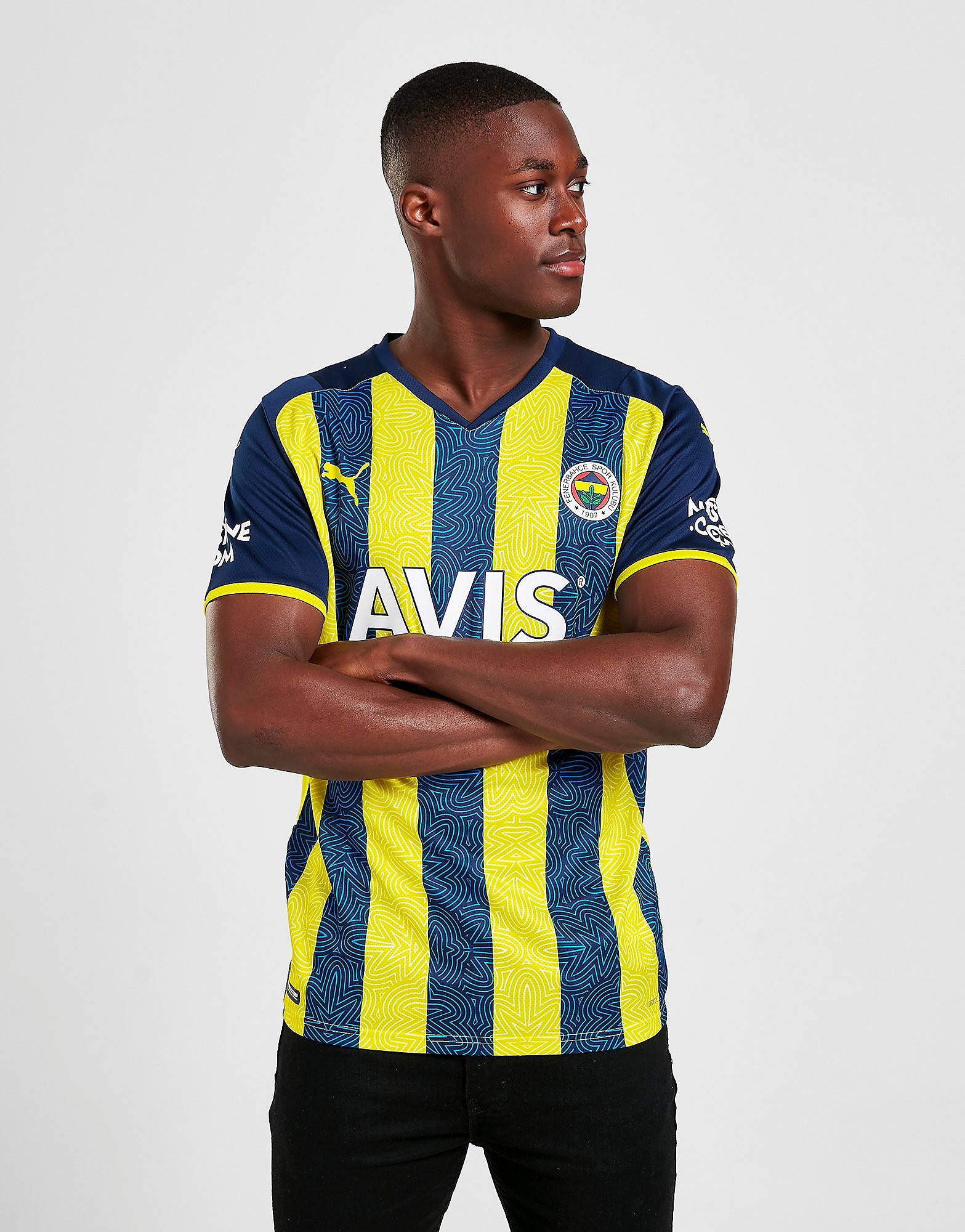 

Puma Fenerbahce FC 2021/22 Home Short Sleeve Jersey - Yellow - Mens, Yellow