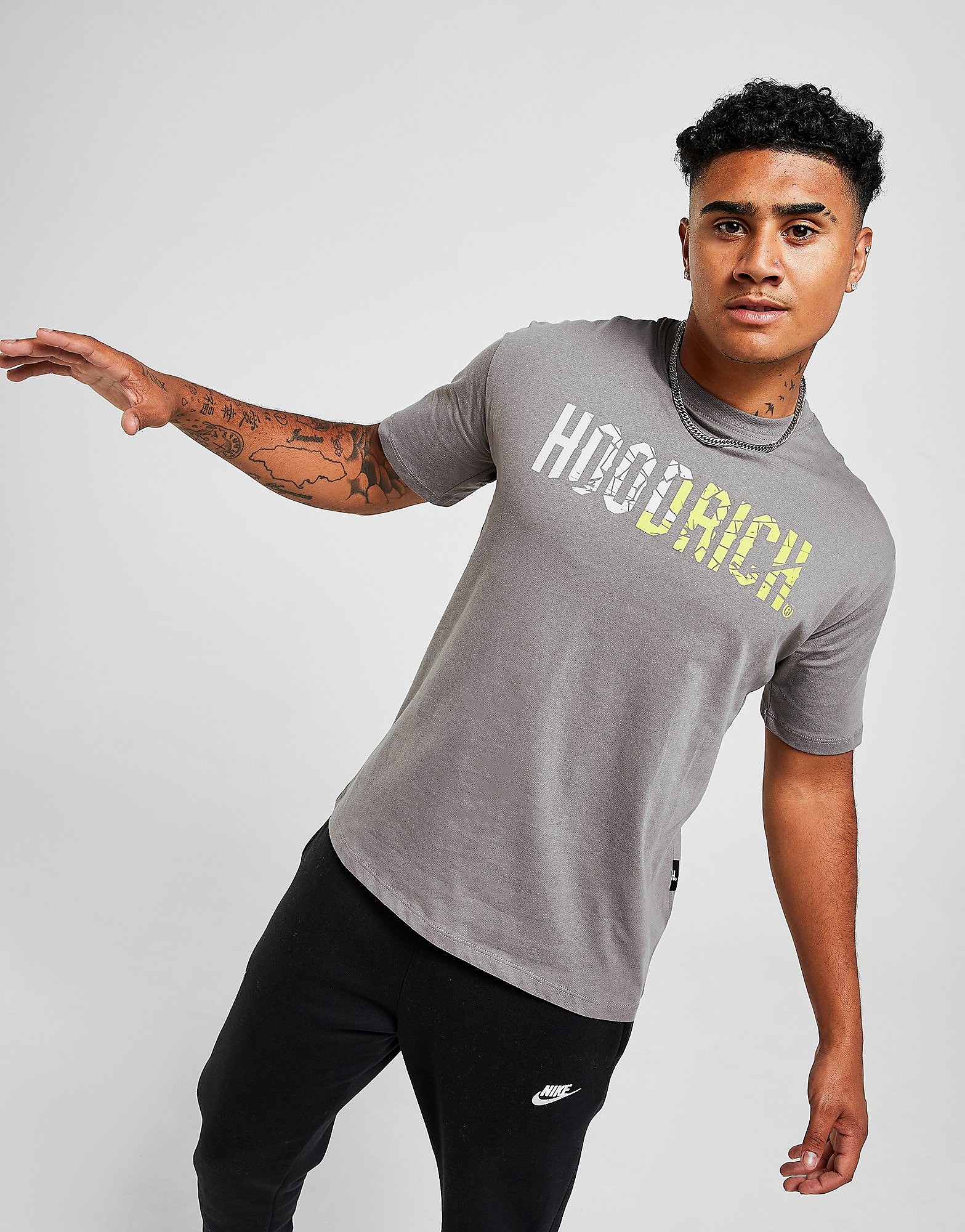 

Hoodrich Shatter T-Shirt - Grey - Mens, Grey
