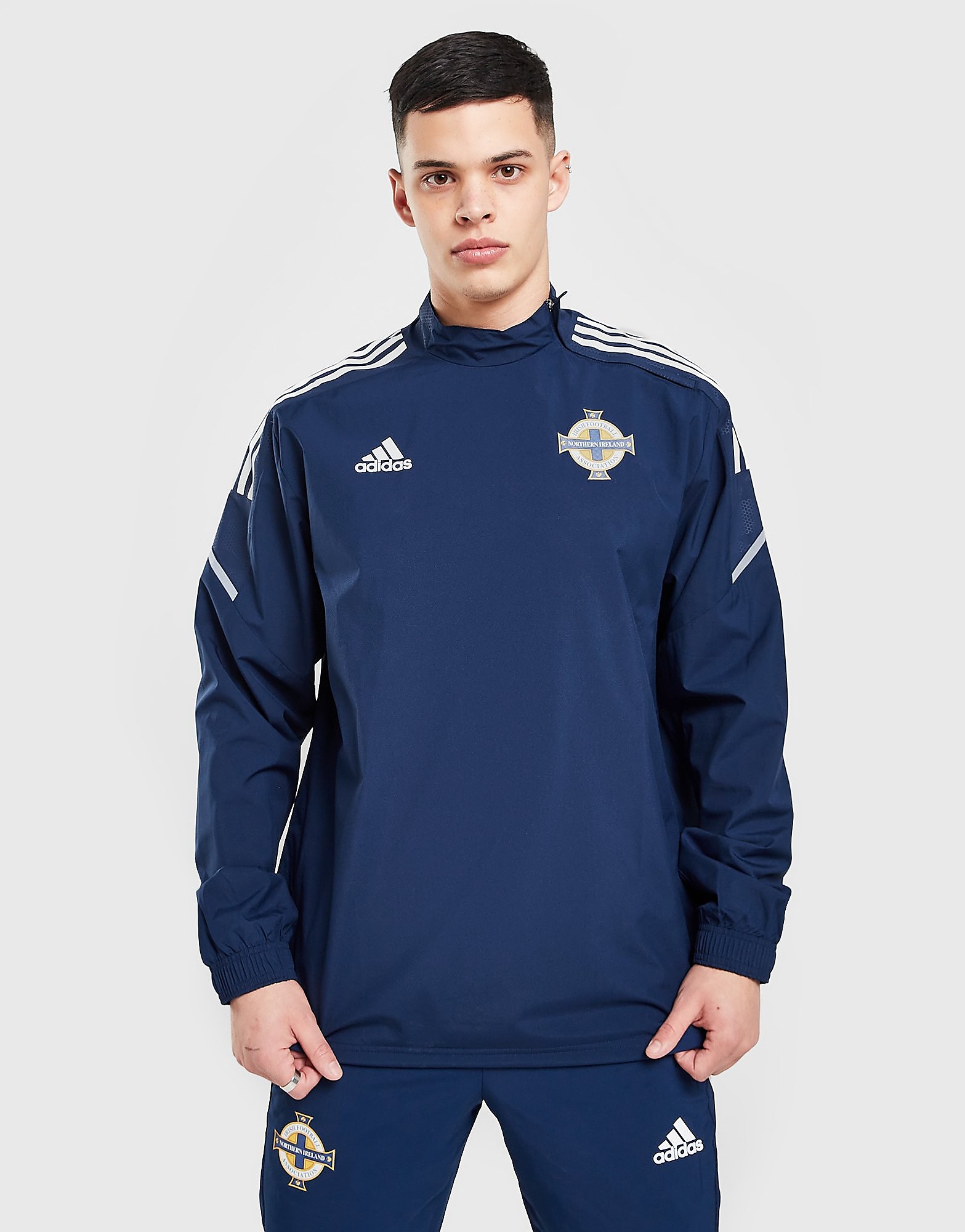

adidas Northern Ireland Condivo21 Hybrid Top - Navy - Mens, Navy