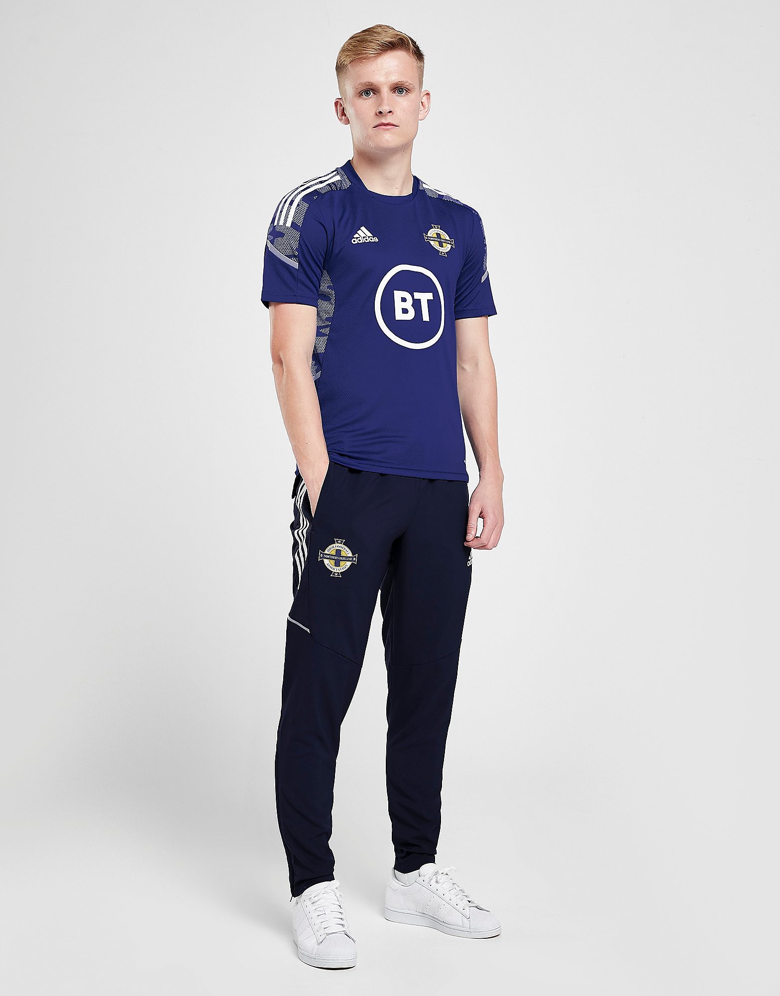 

adidas Northern Ireland Condivo21 Presentation Pants - Navy - Mens, Navy