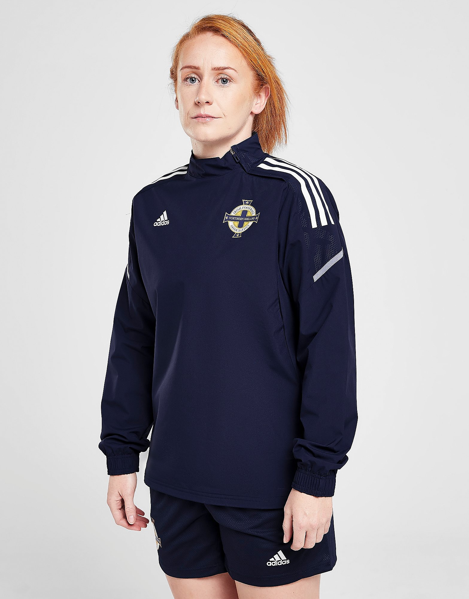 

adidas Northern Ireland Condivo21 Hybrid Top - Navy - Womens, Navy