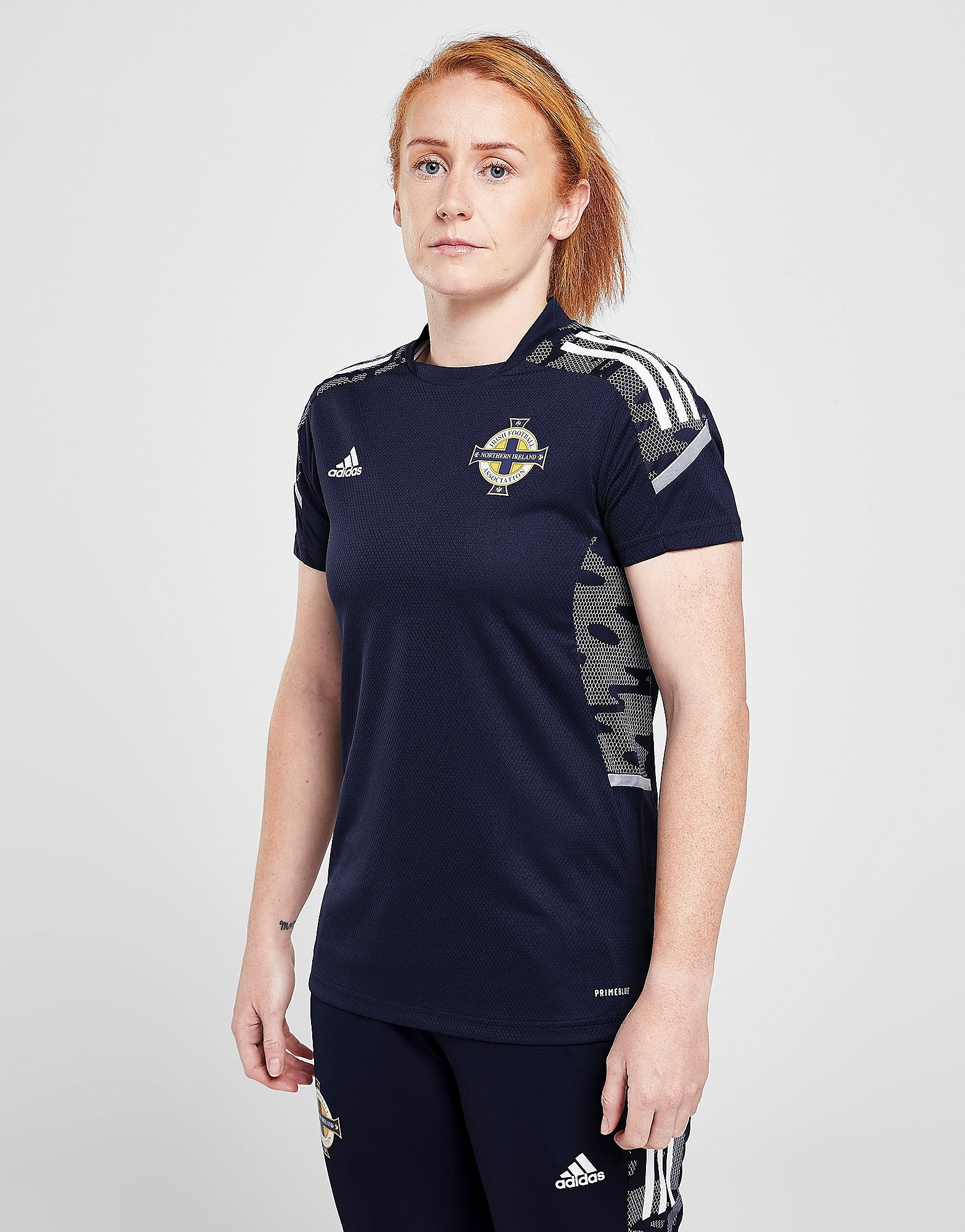 

adidas Northern Ireland Condivo21 Training T-Shirt - Navy - Womens, Navy
