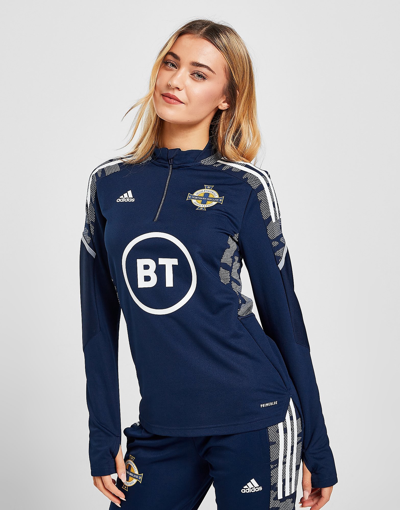 

adidas Northern Ireland Condivo21 Training Top - Navy - Womens, Navy
