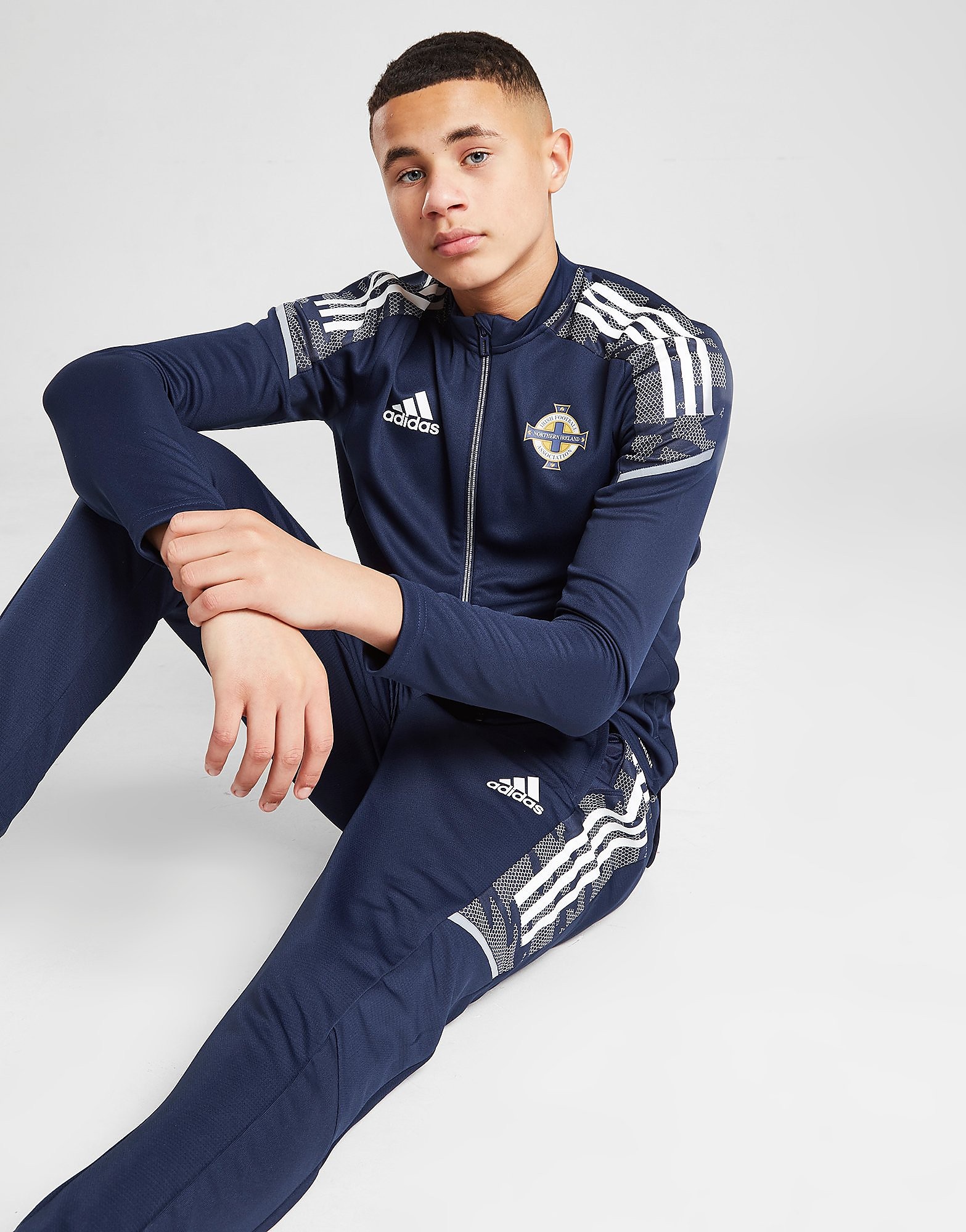

adidas Northern Ireland Condivo21 Track Top JNR - Blue - Kids, Blue
