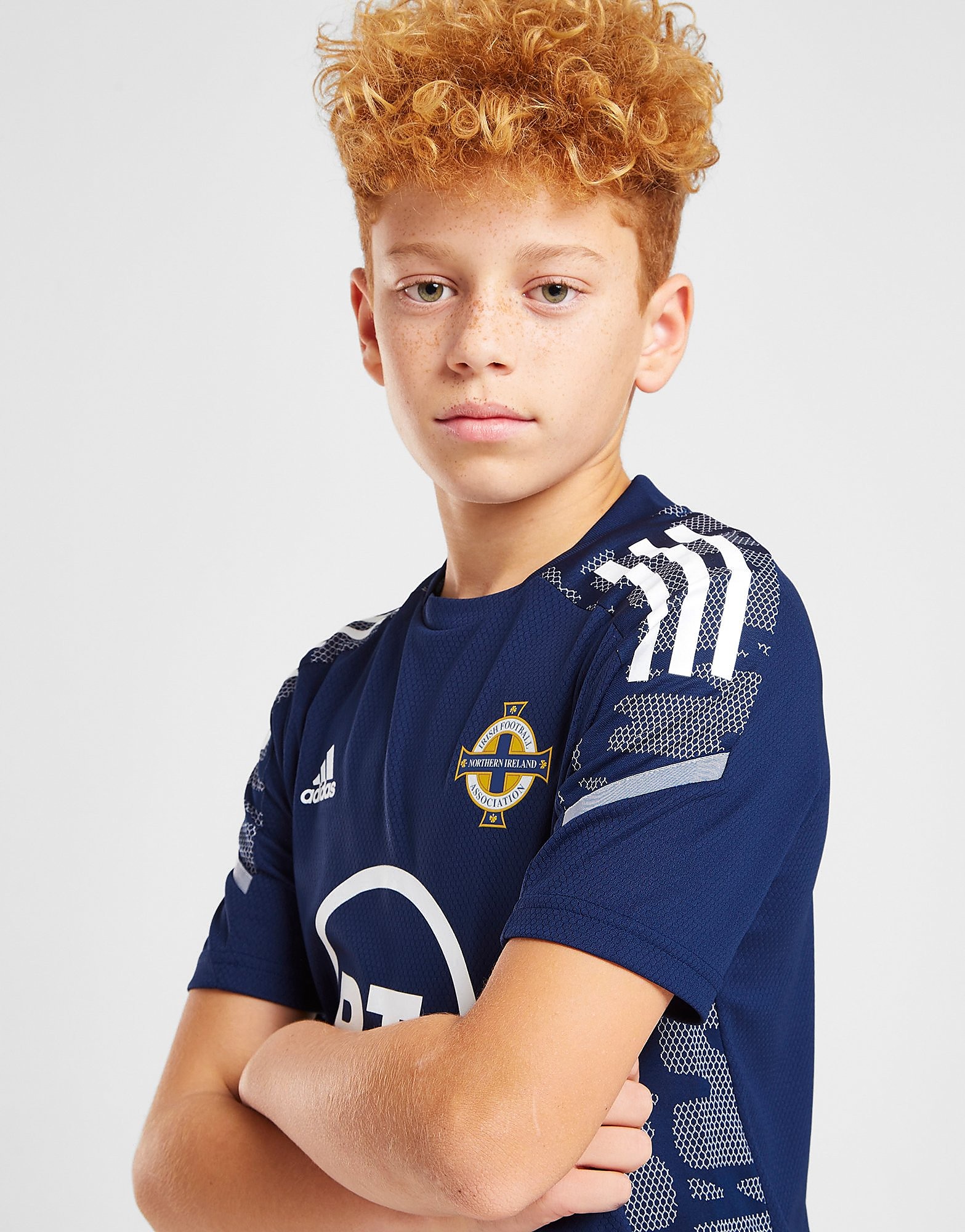 

adidas Northern Ireland Condivo21 Training Top Junior - Blue - Kids, Blue
