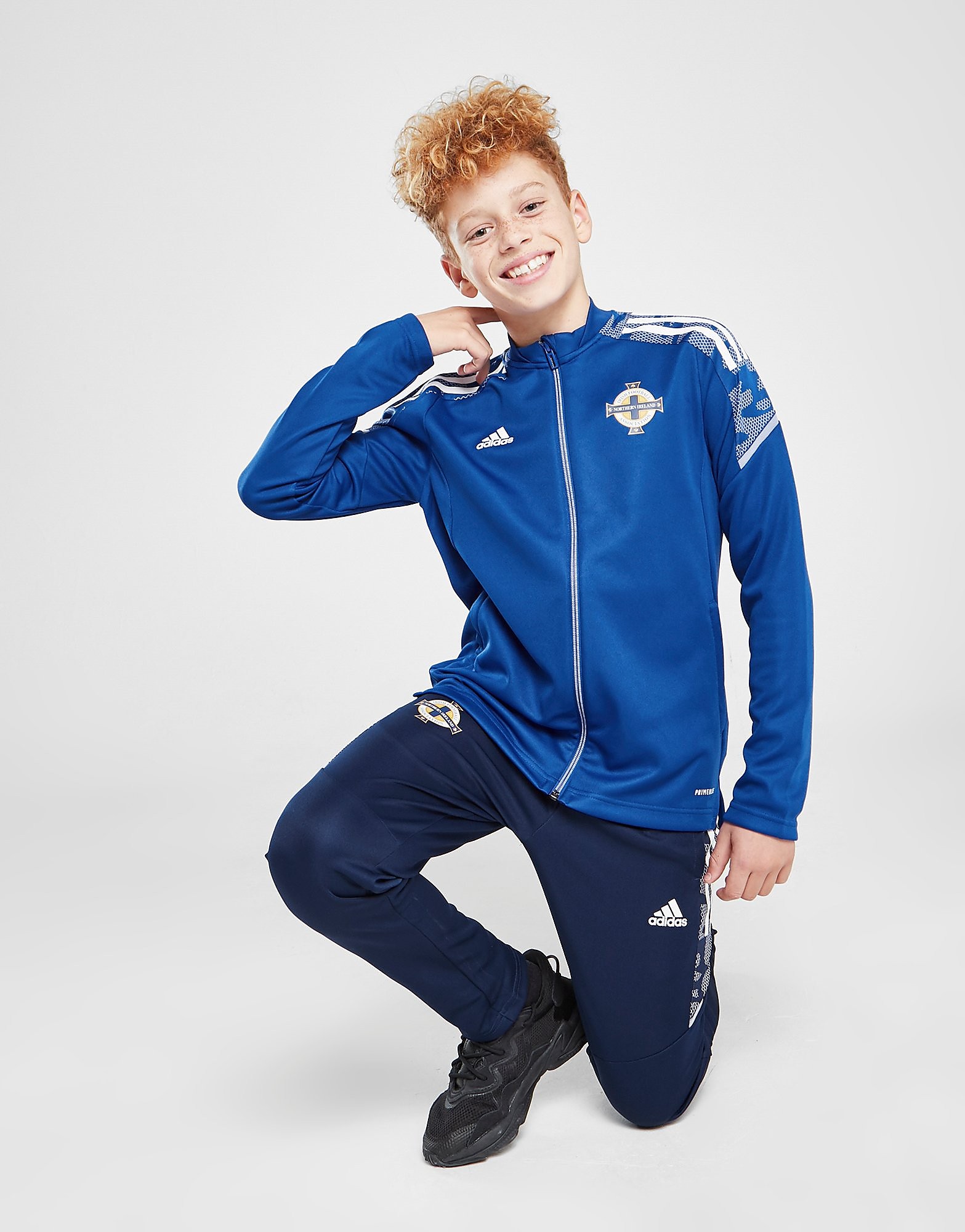 

adidas Northern Ireland Condivo21 Track Jacket Junior - Blue - Kids, Blue