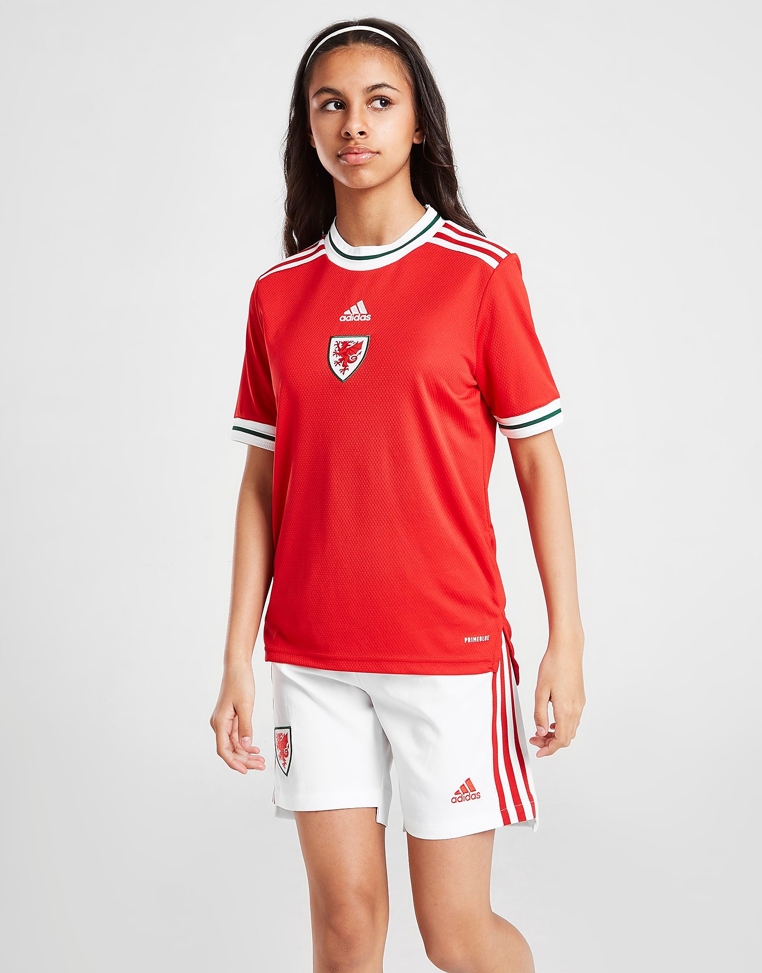 adidas Wales FA 2022 Home Shirt Junior - Red - Kids, Red