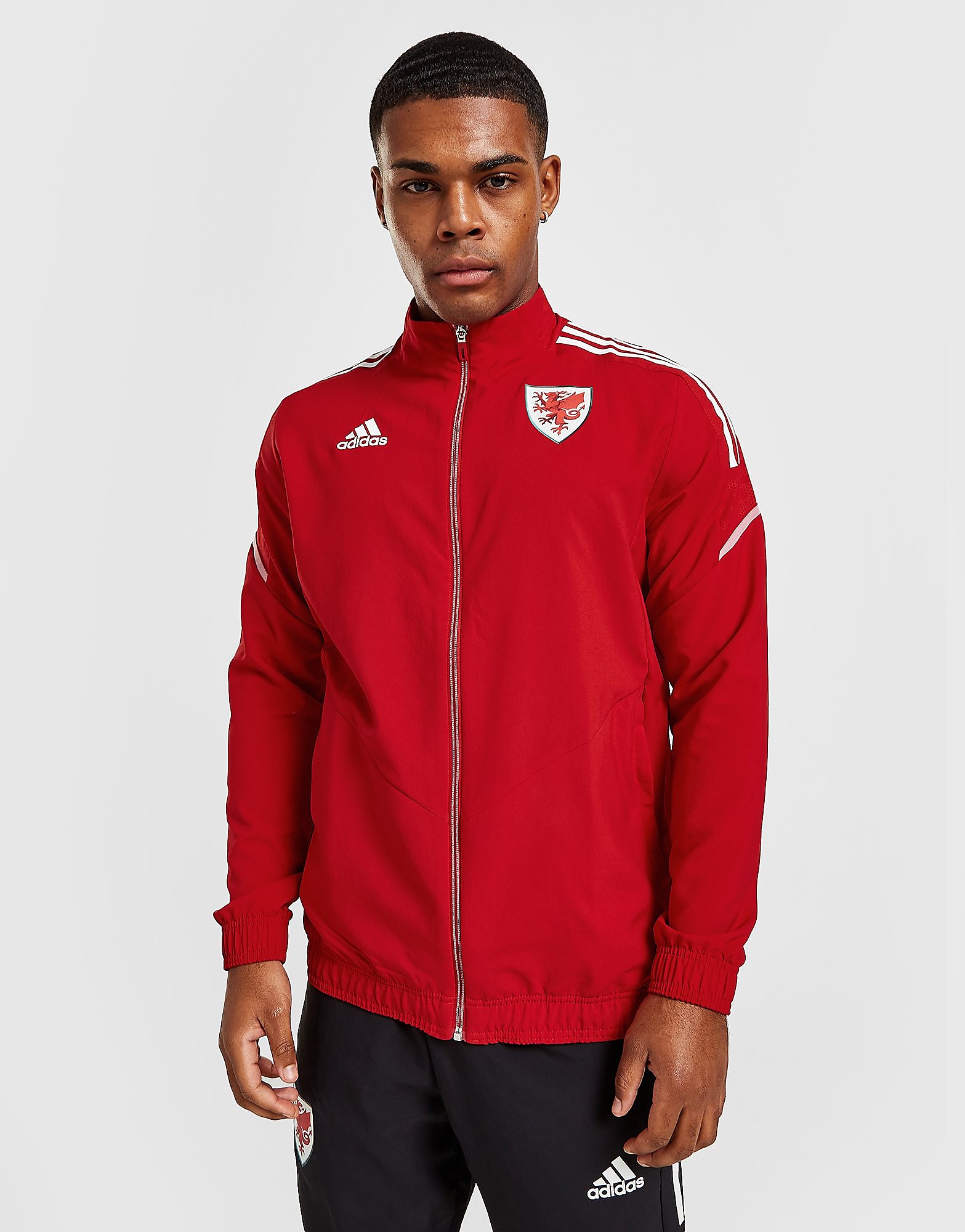 

adidas Wales Condivo21 Presentation Jacket - Red - Mens, Red