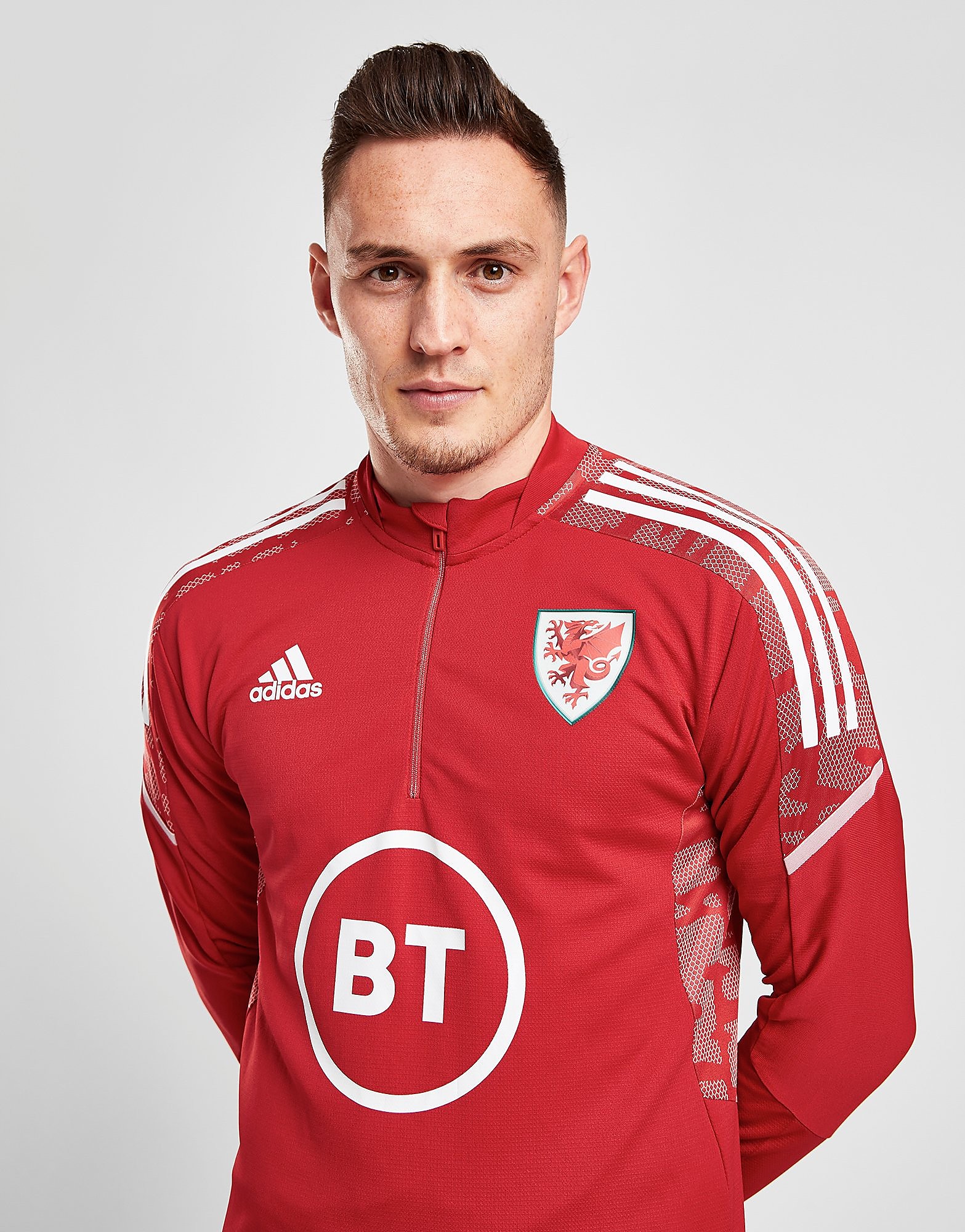 

adidas Wales Condivo21 Training Top - Red - Mens, Red