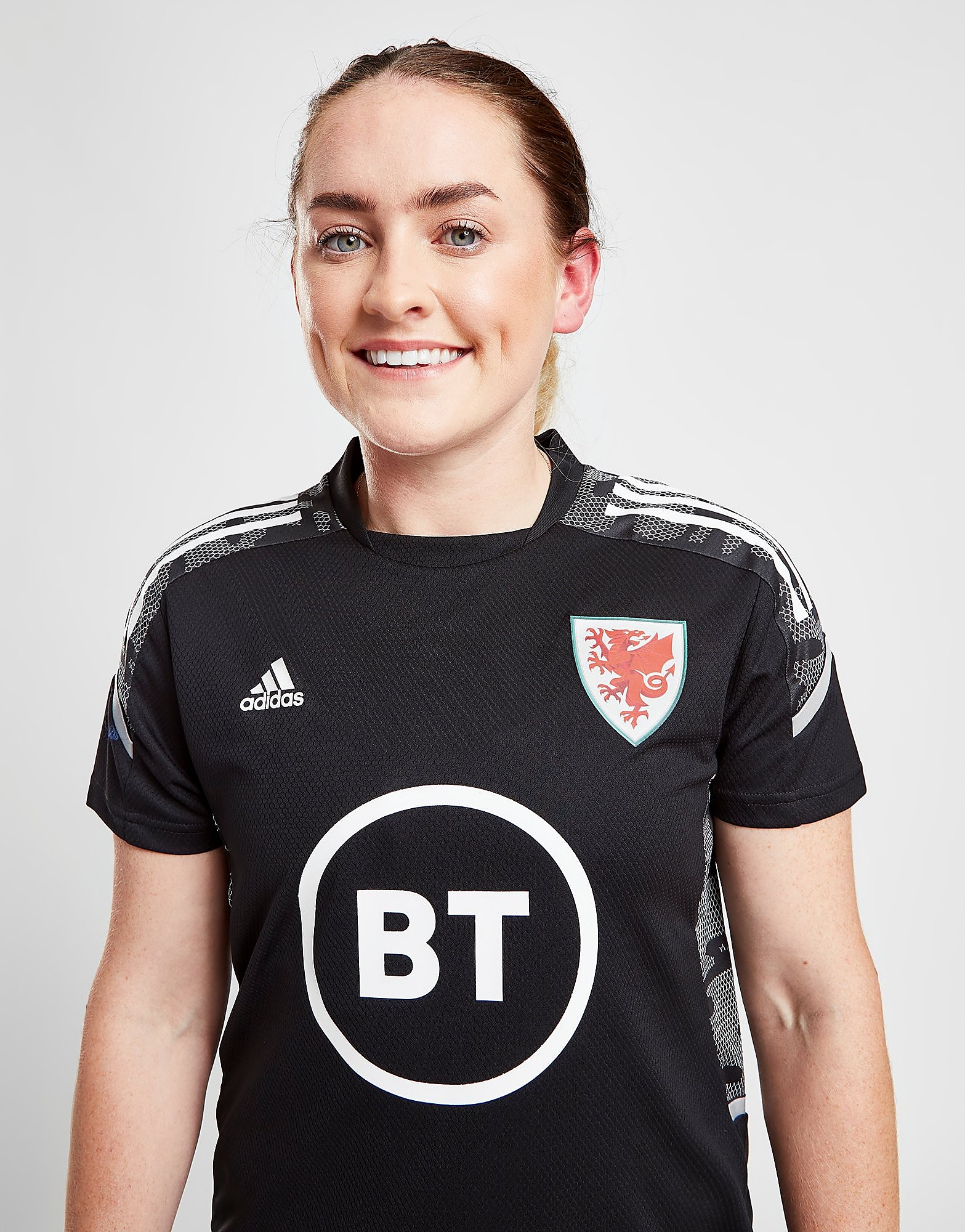 

adidas Wales Condivo21 Training Shirt - Black - Womens, Black